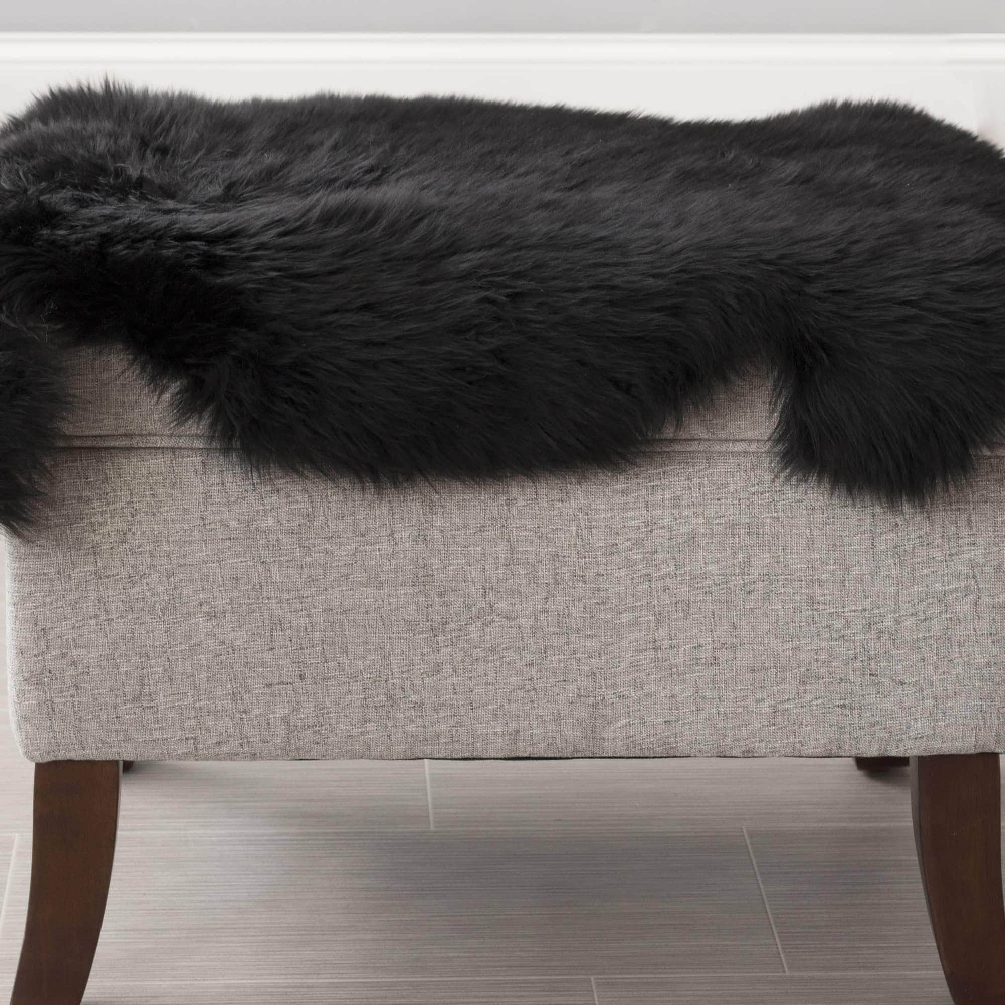 Natural Sheepskin Rug Shearling Fur Pelt #size_2' x 3'