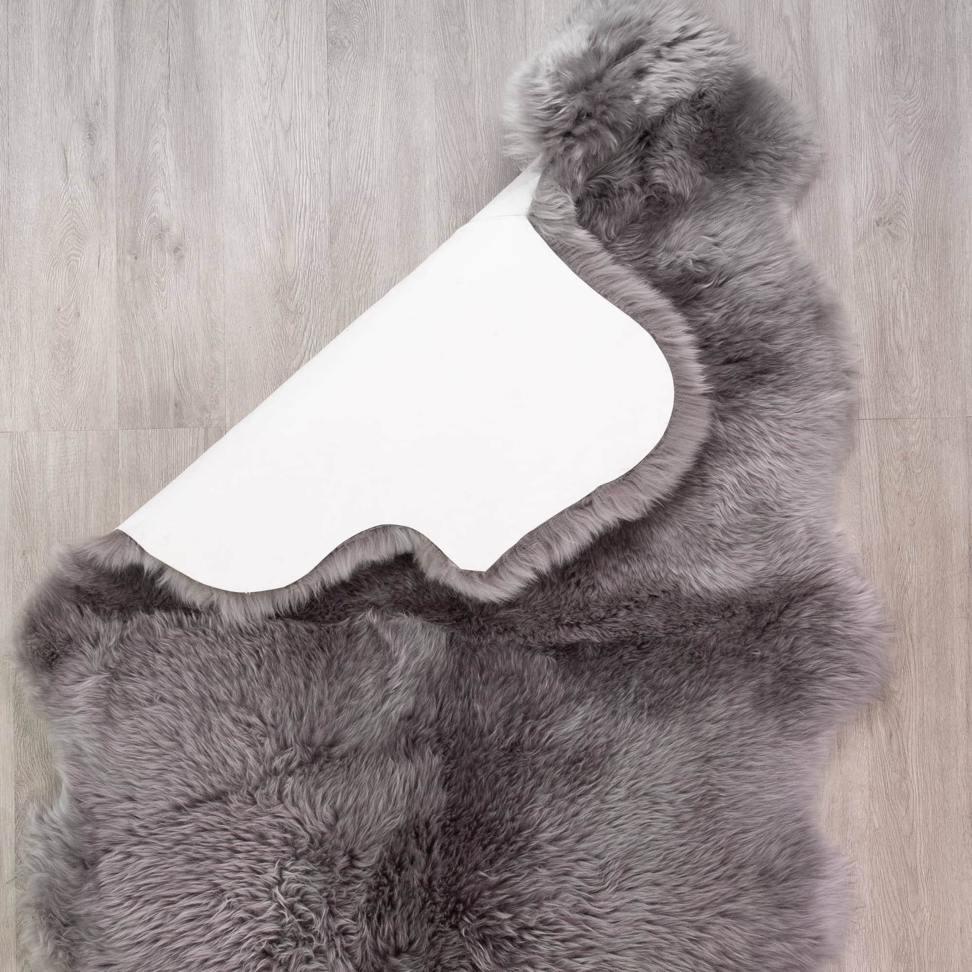 Natural Sheepskin Rug Shearling Fur Pelt #size_4' x 6'