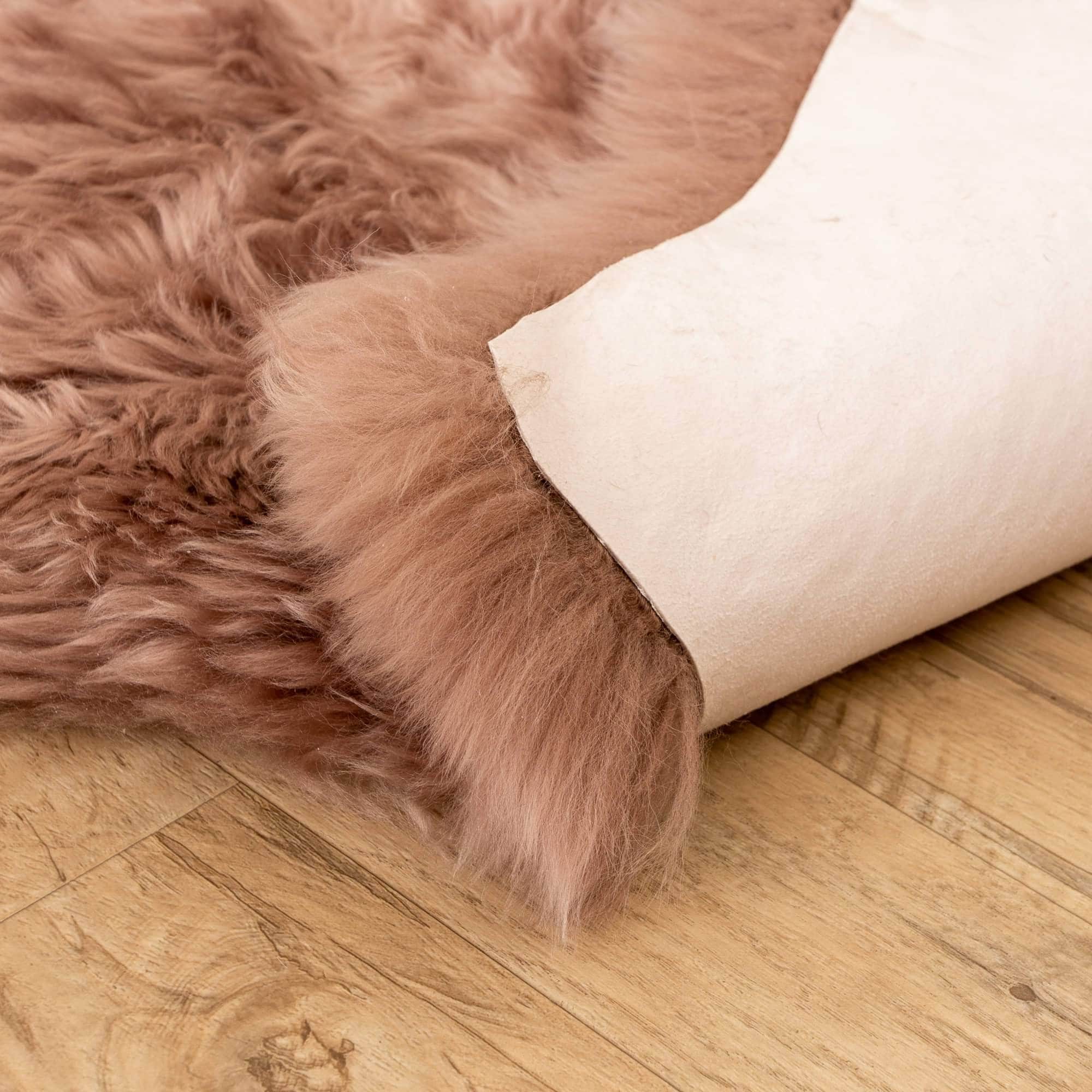 Natural Sheepskin Rug Shearling Fur Pelt #size_4' x 6'