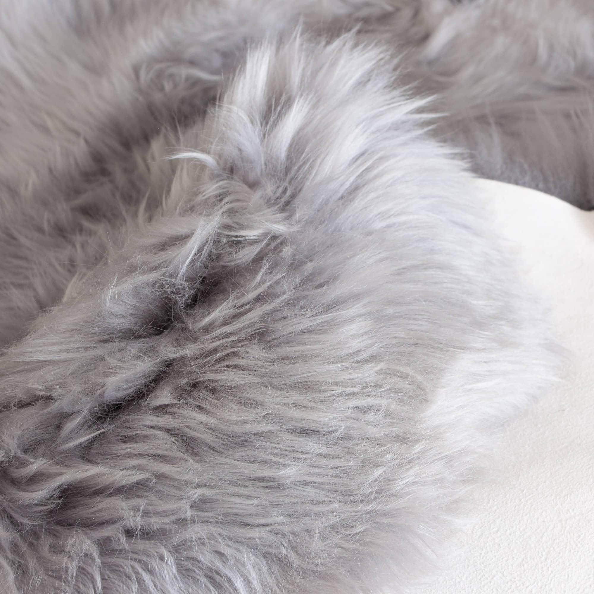 Natural Sheepskin Rug Shearling Fur Pelt #size_2' x 3'