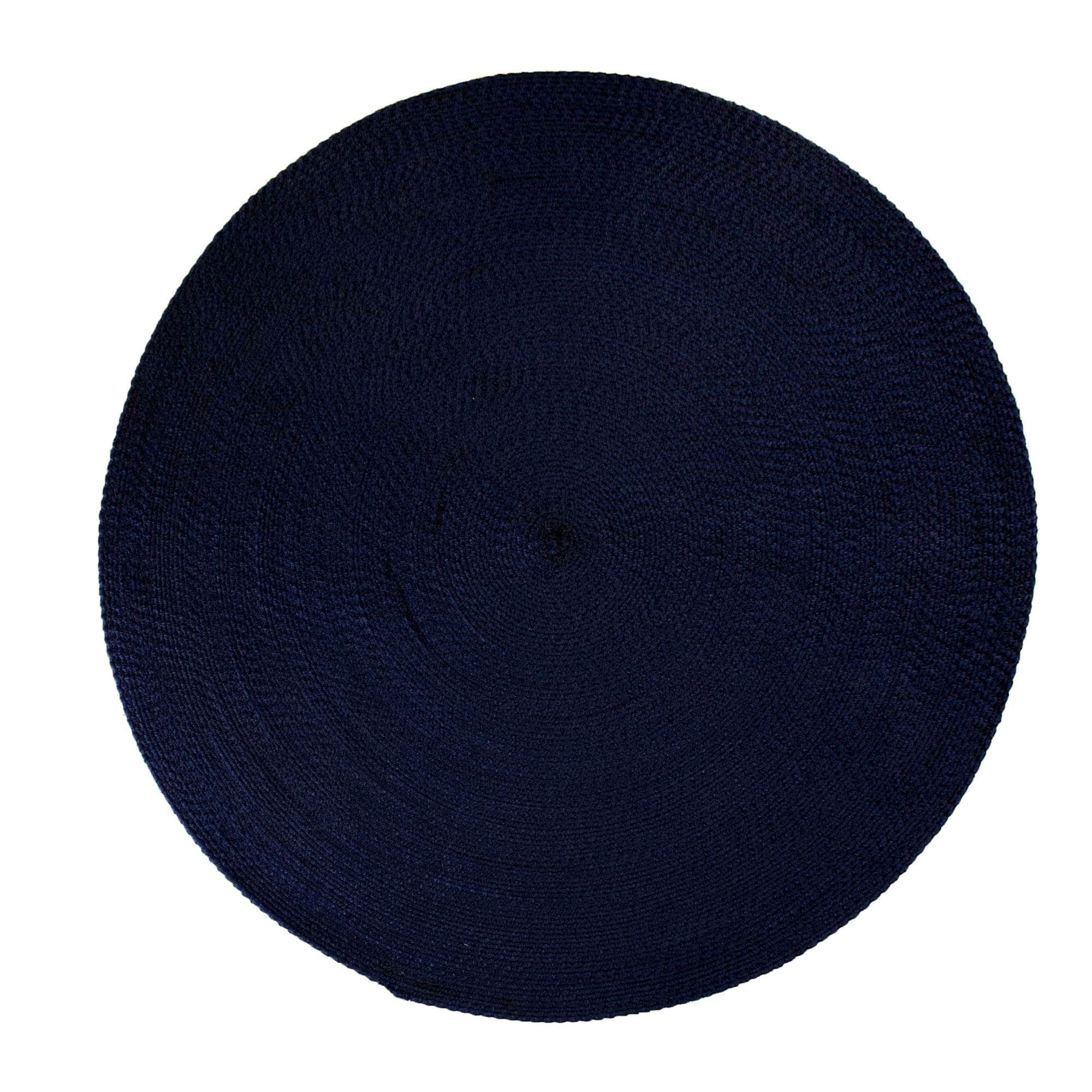 Tropics TRP Navy Braided Rug #color_navy