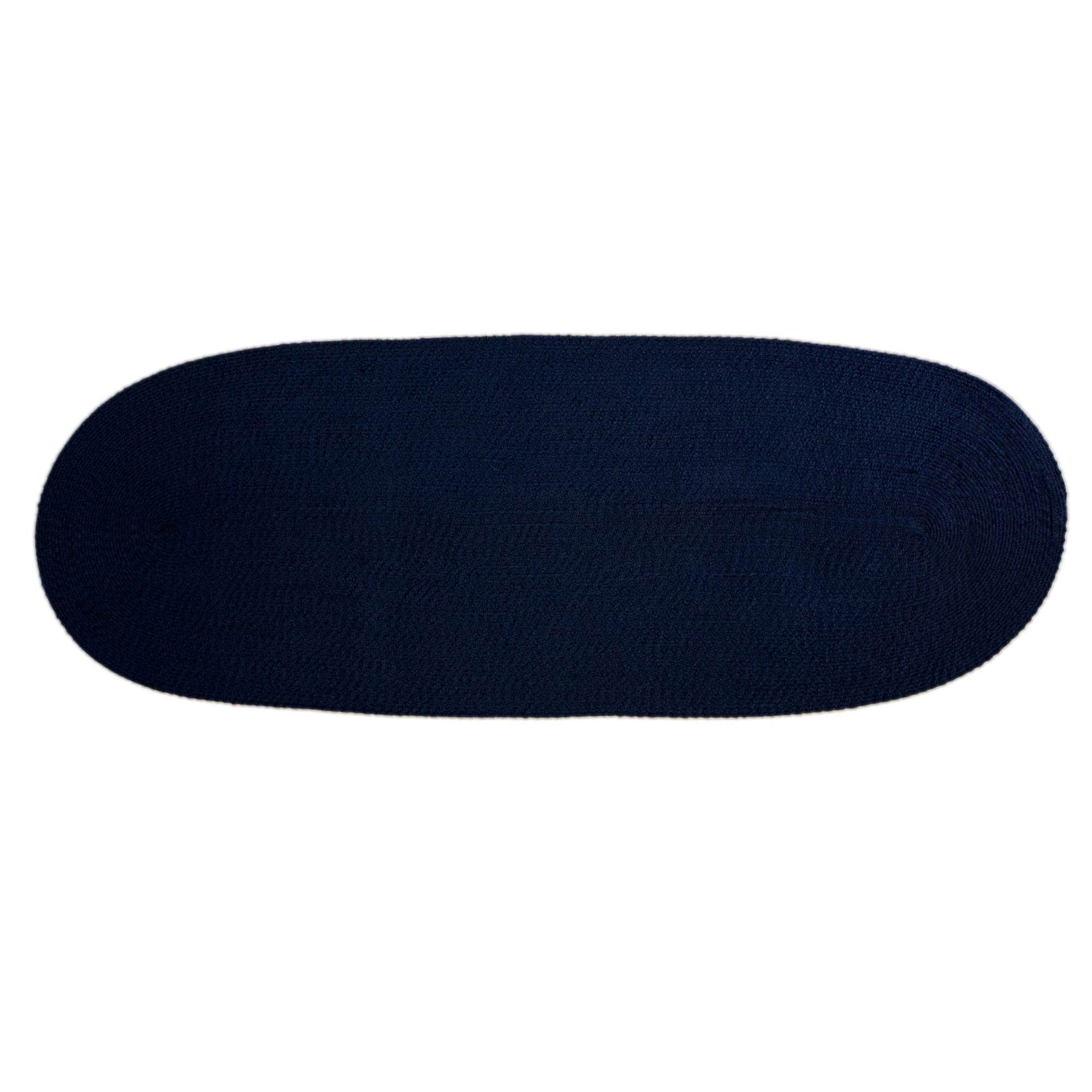 Tropics TRP Navy Braided Rug #color_navy