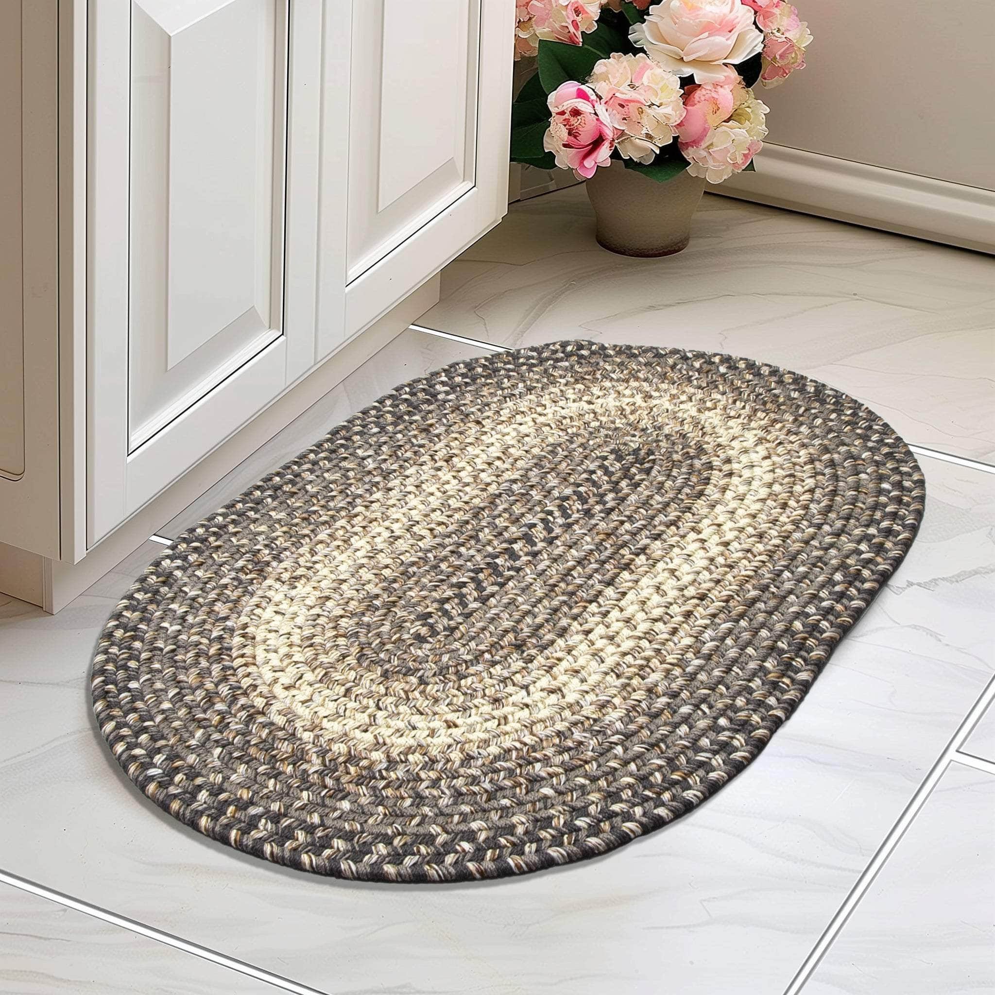 Ridgewood Indoor Outdoor Braided Rug #color_Brown Velvet