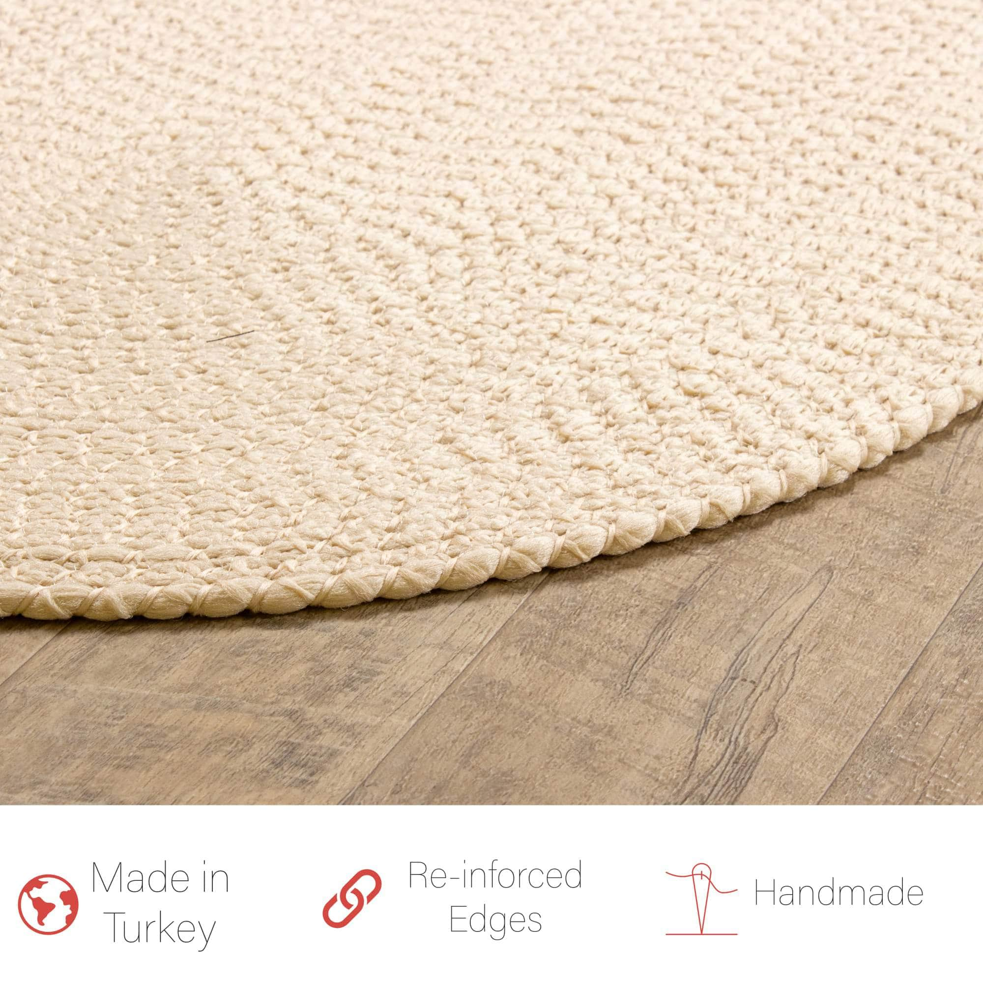 Tropics TRP Beige Braided Rug #color_beige