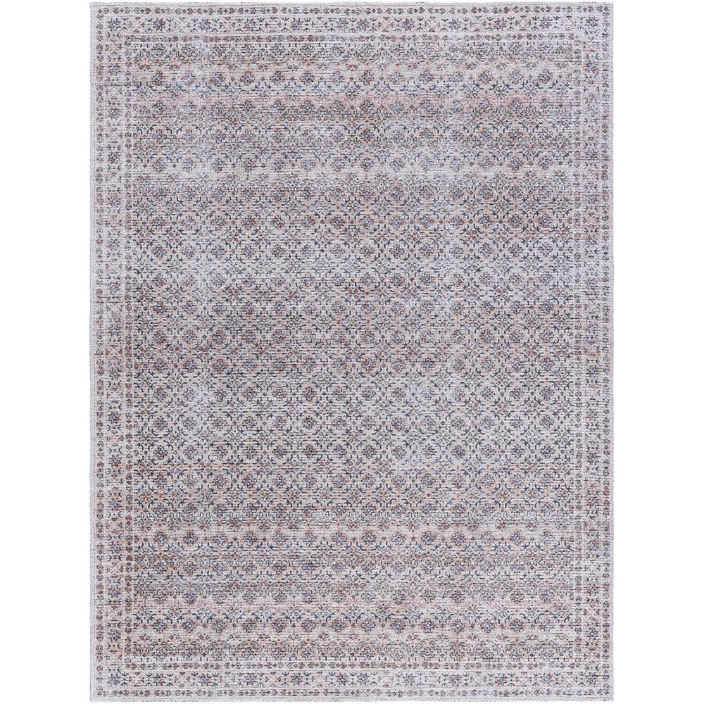 Machine Woven VNY-2321 Beige, Charcoal Rugs #color_beige, charcoal