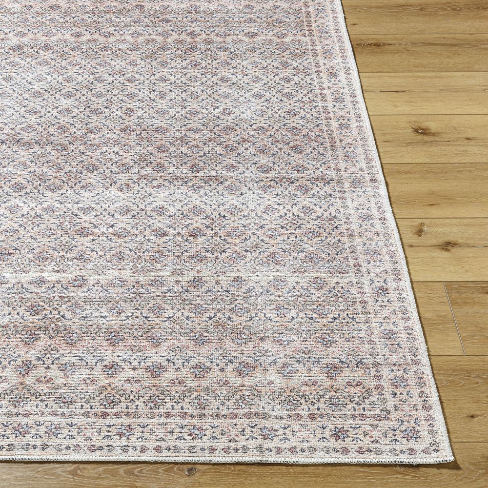 Machine Woven VNY-2321 Beige, Charcoal Rugs #color_beige, charcoal