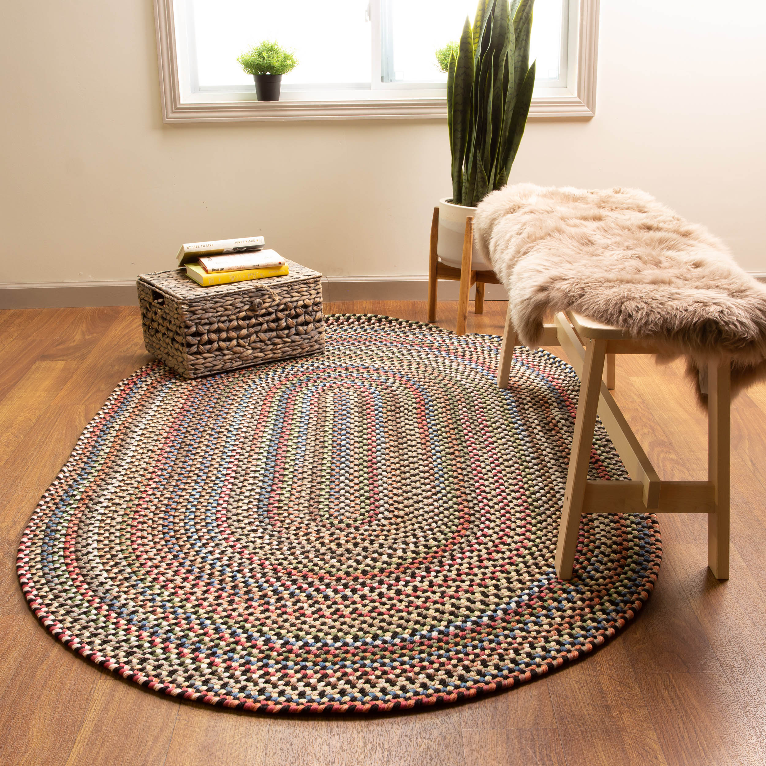 Handmade Braided Rug for Farmhouse Kitchens & Interiors - Made in the USA -  Ridgewood