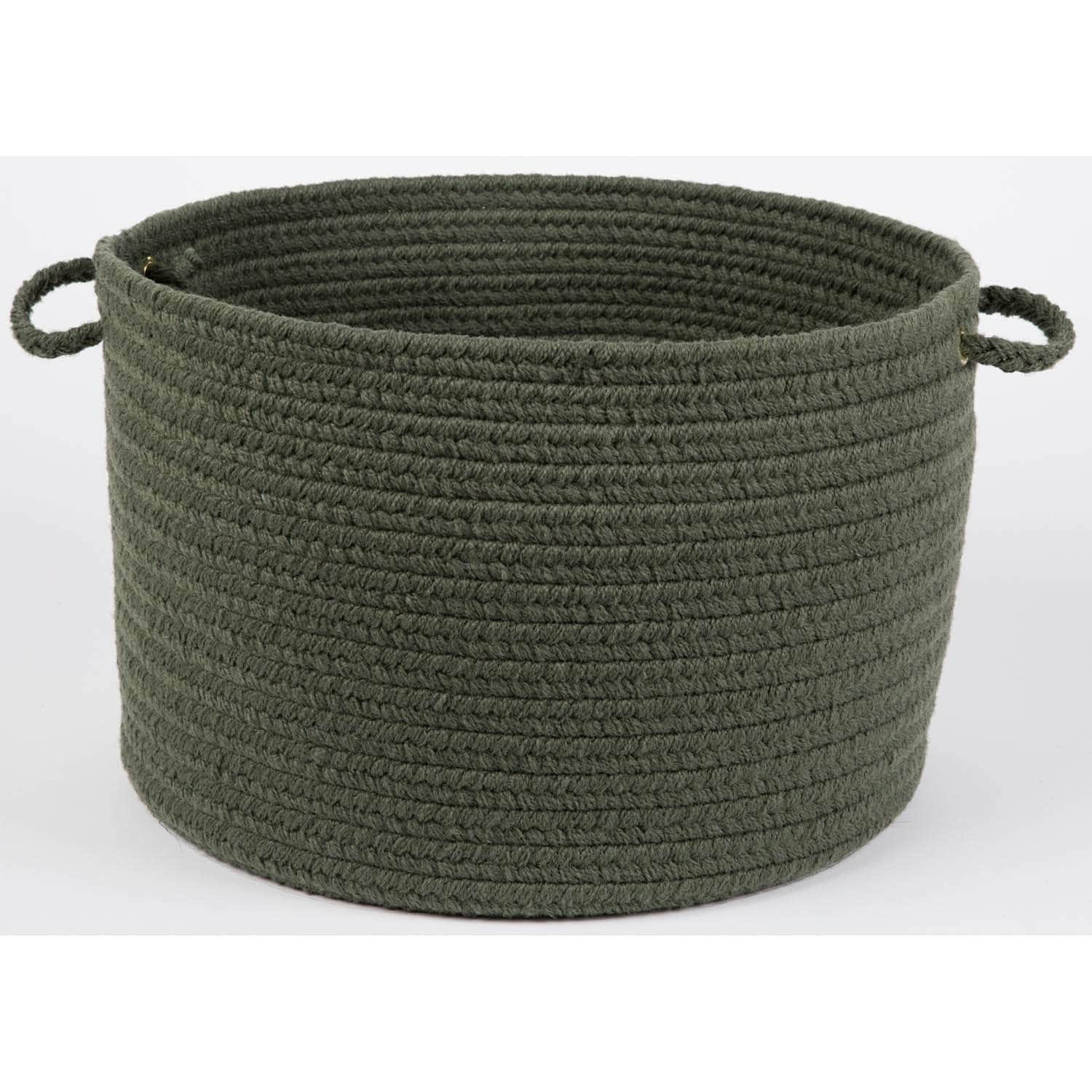 Confetti Rope Storage Basket #color_dark sage