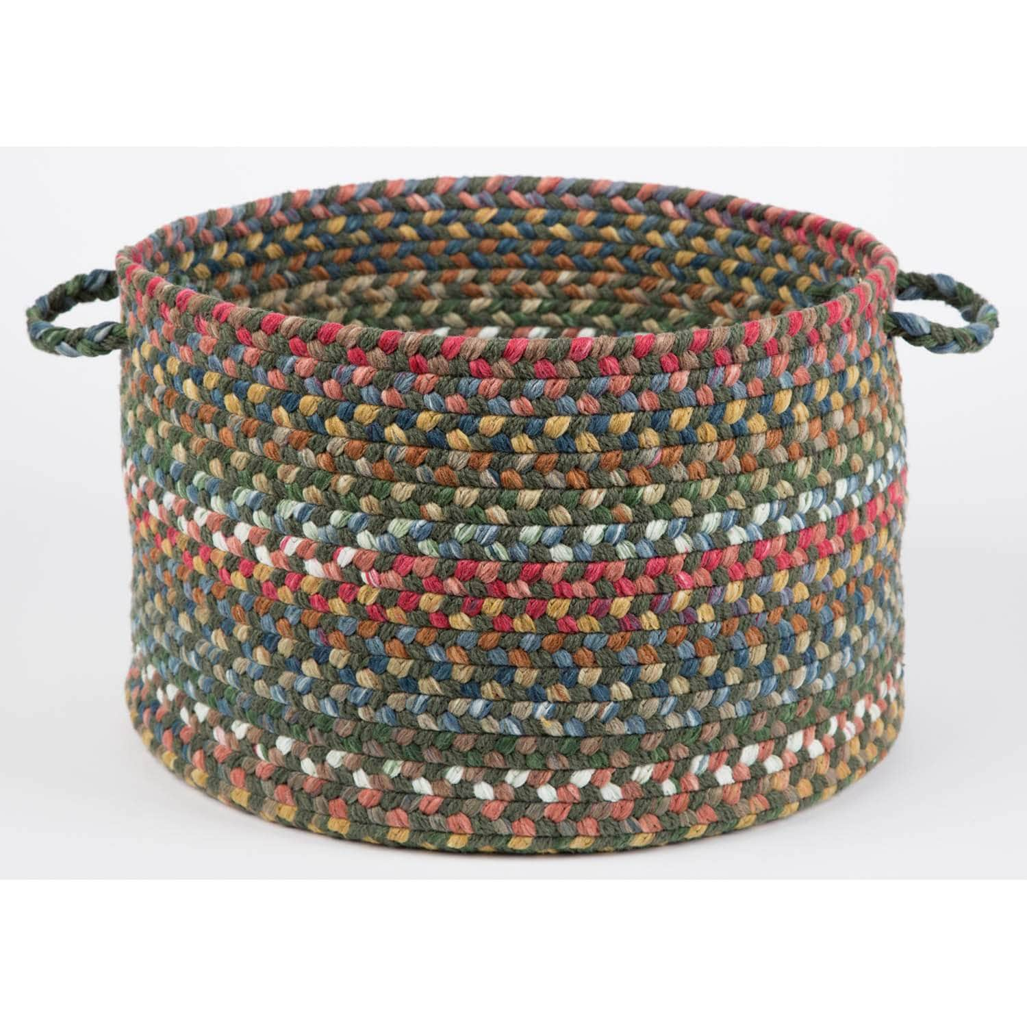 Confetti Rope Storage Basket #color_emerald