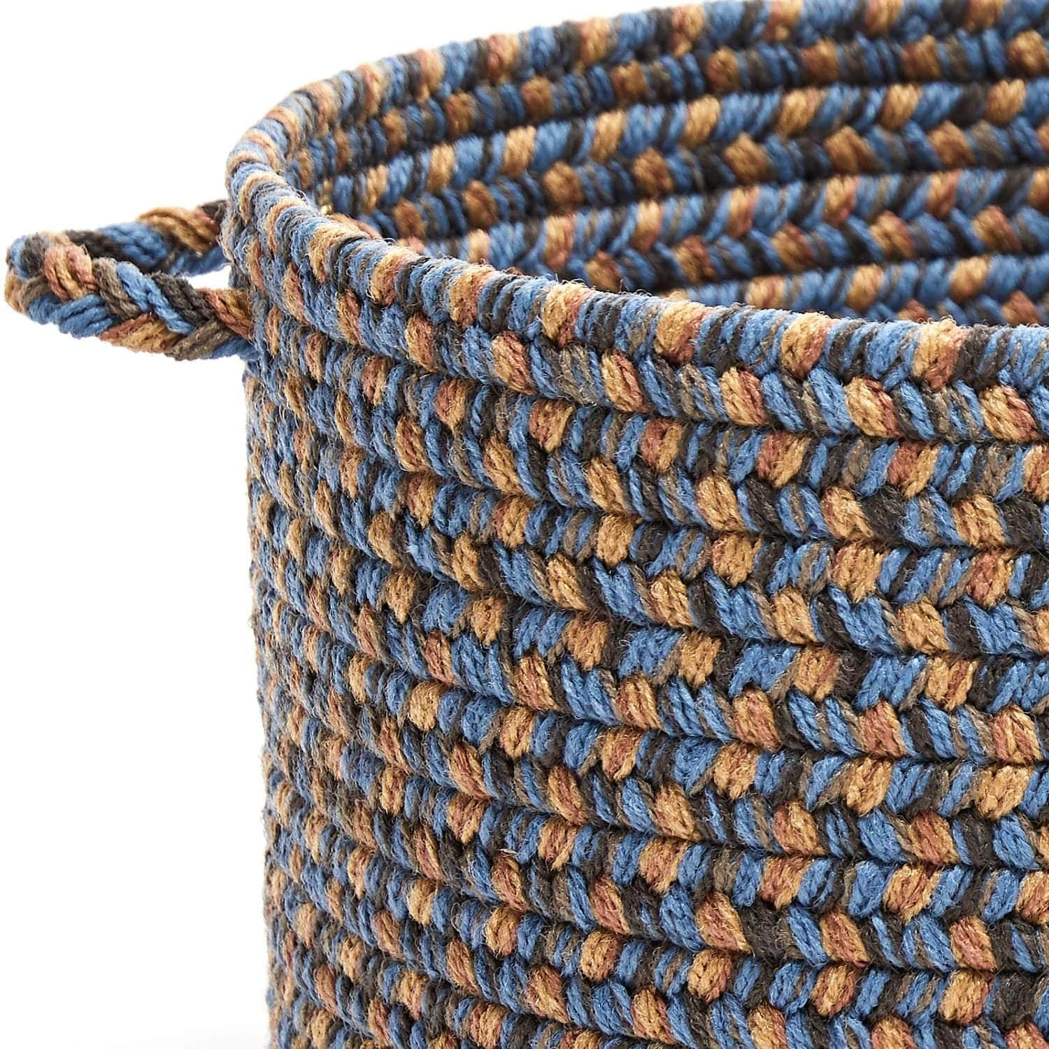 Sanibel Braided Basket #color_denim blue