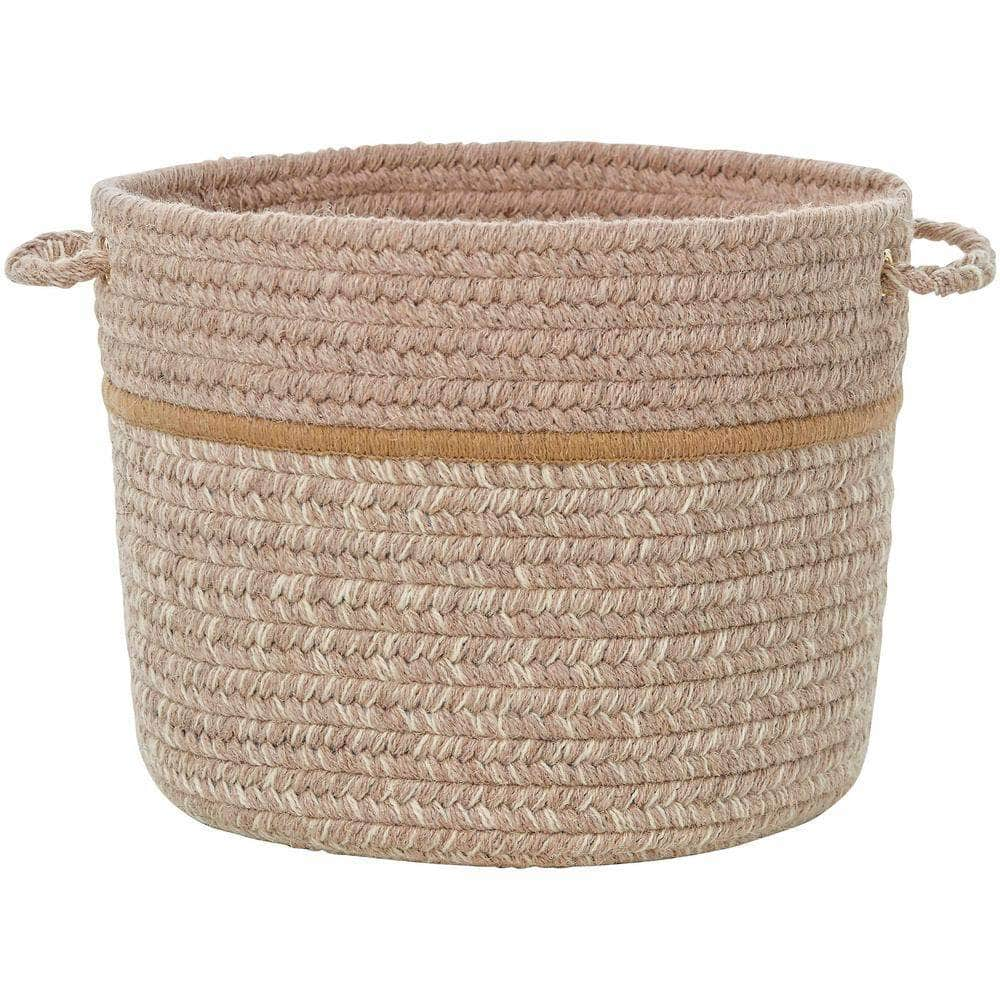 Woolmade Rope Storage Wool Basket #color_mocha