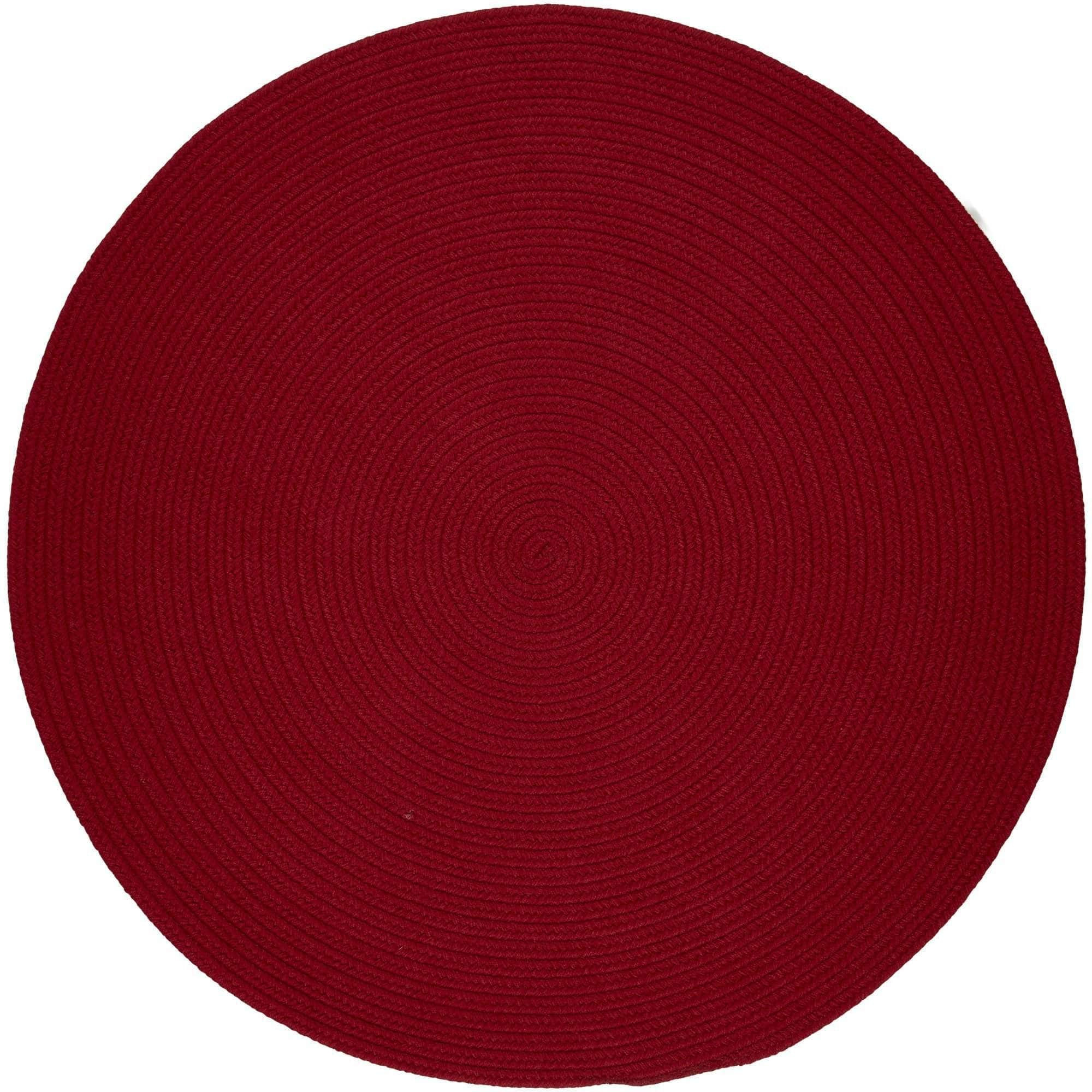 Maui Braided Ultra Durable Outdoor Rug #color_brilliant red