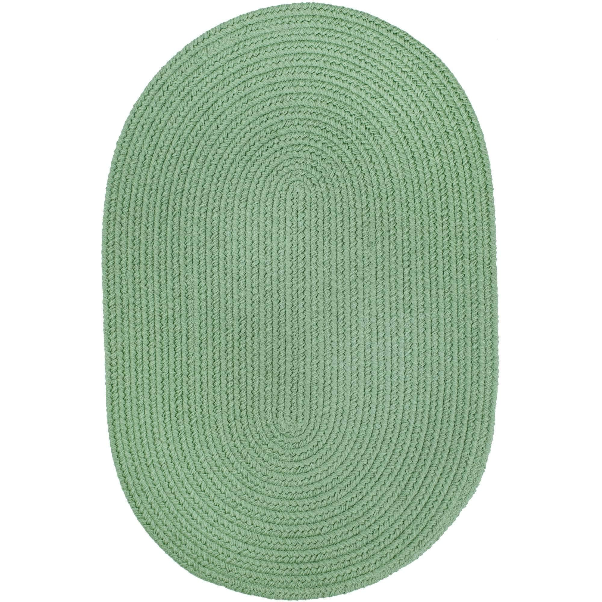 Maui Braided Ultra Durable Outdoor Rug #color_celadon green