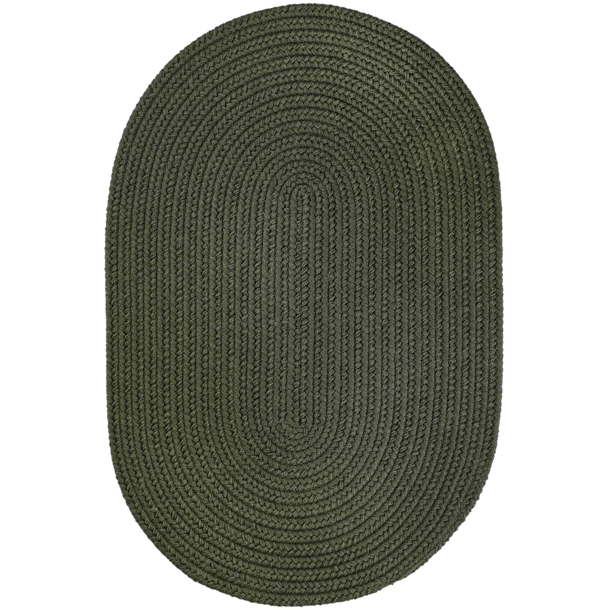 Maui Braided Ultra Durable Outdoor Rug #color_dark sage