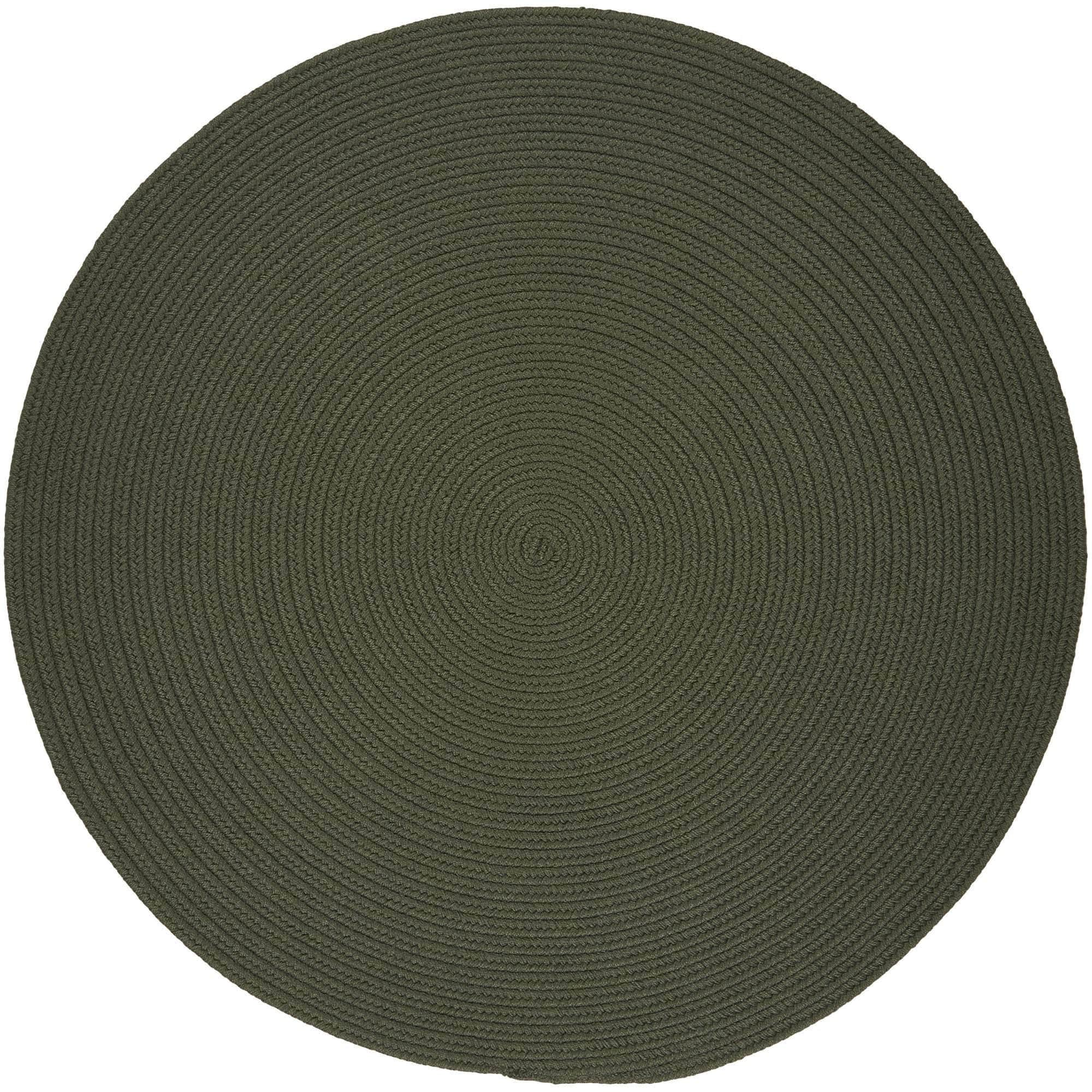 Maui Braided Ultra Durable Outdoor Rug #color_dark sage