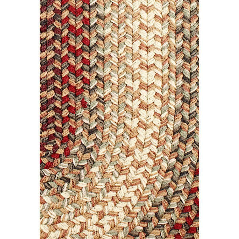 Hartford Braided Rug for Indoor / Outdoor Use #color_spanish red