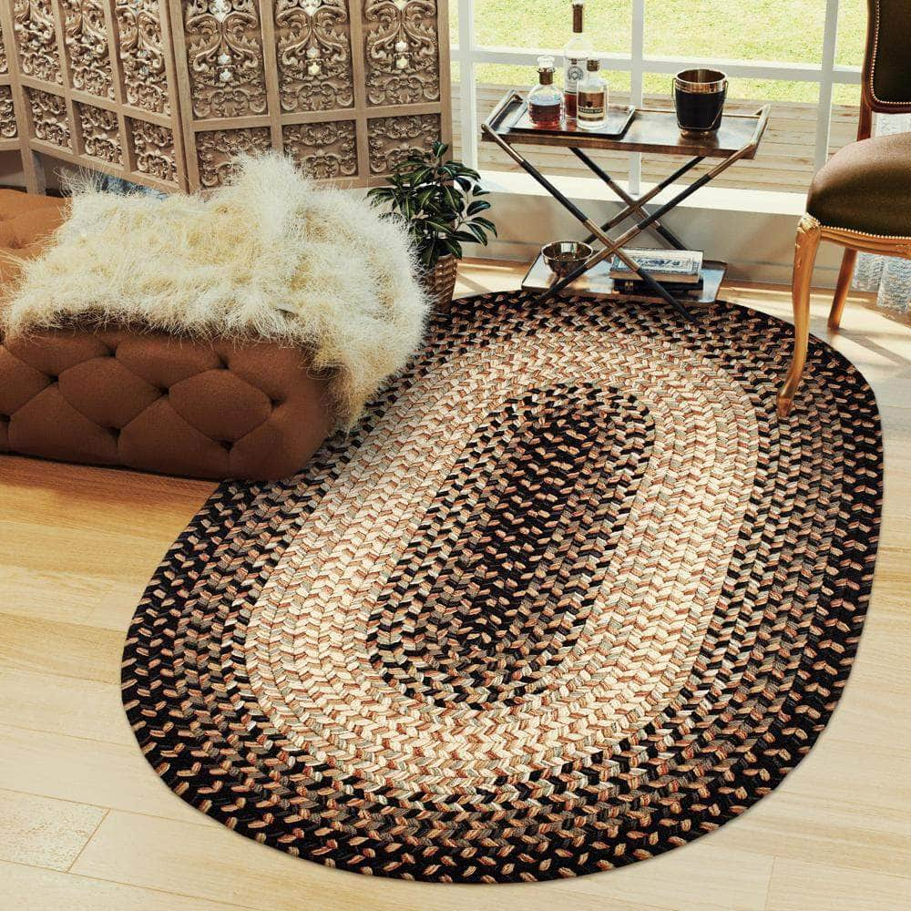 Hartford Braided Rug for Indoor / Outdoor Use #color_charcoal