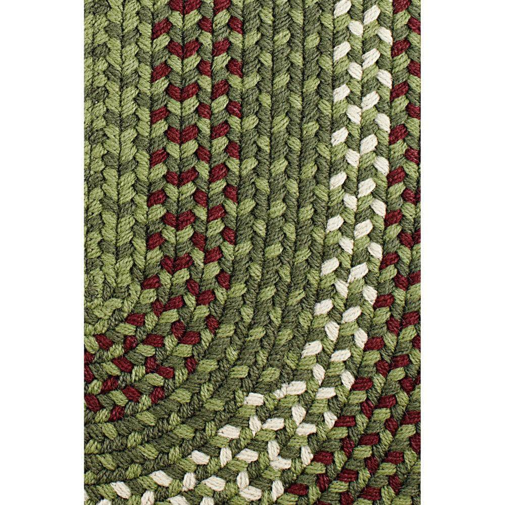 Homespun Kitchen Easy Clean Braided Rug #color_greenmarket