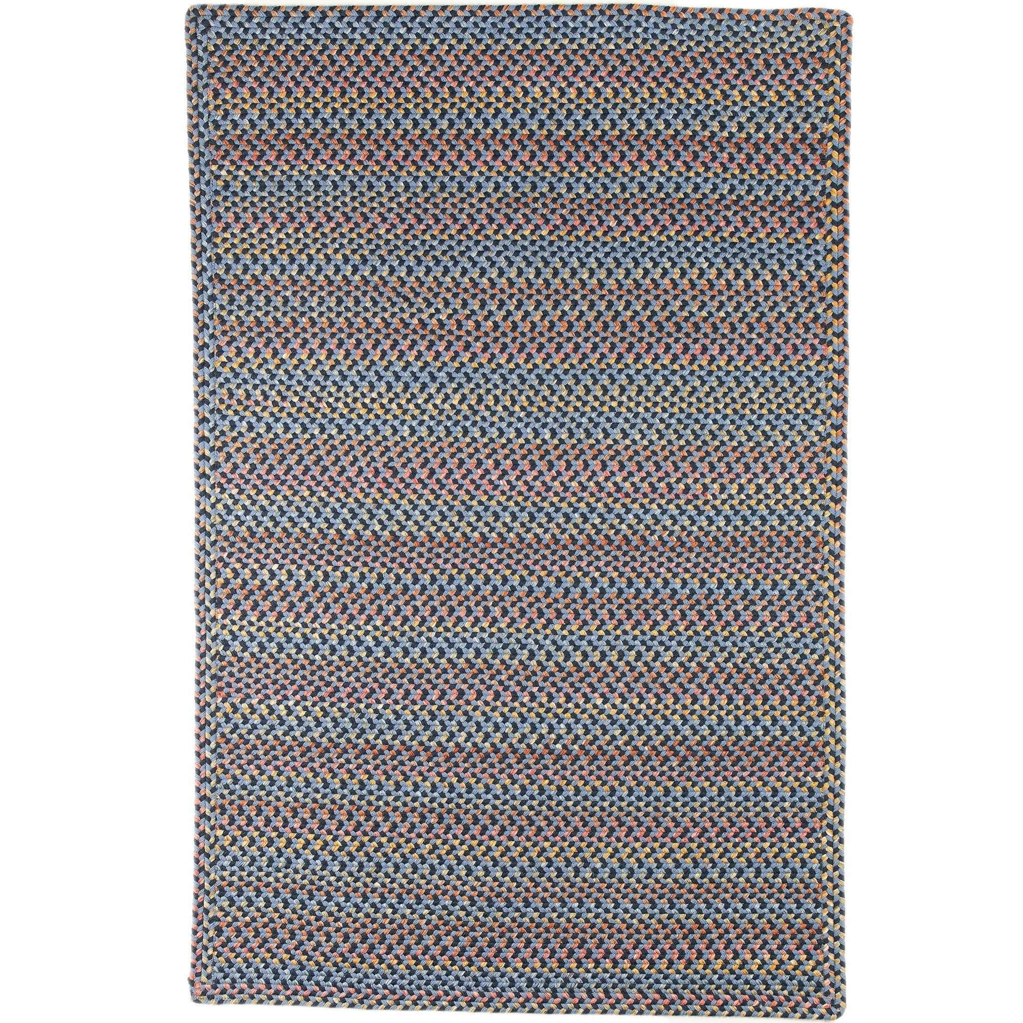 Sanford Rustic Braided Rug #color_indigo multi