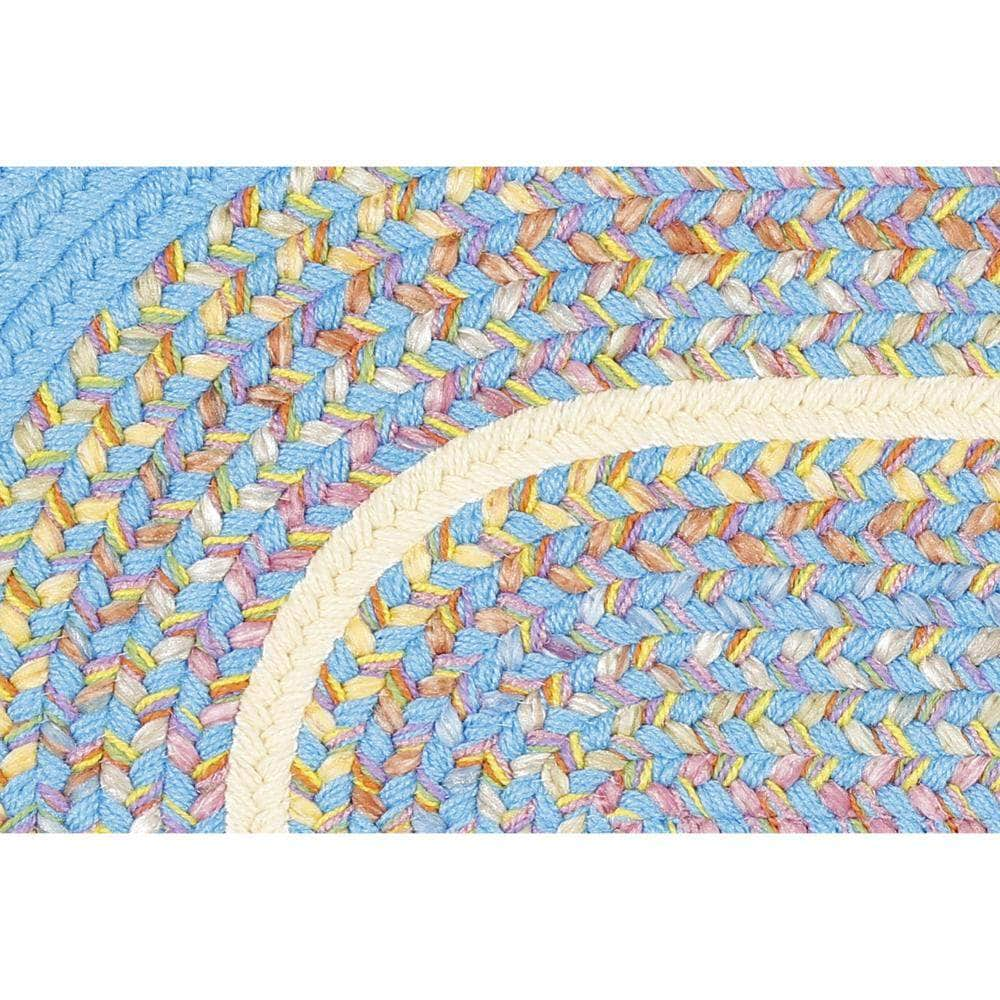 Juvi Playroom Braided Rug #color_aqua blue