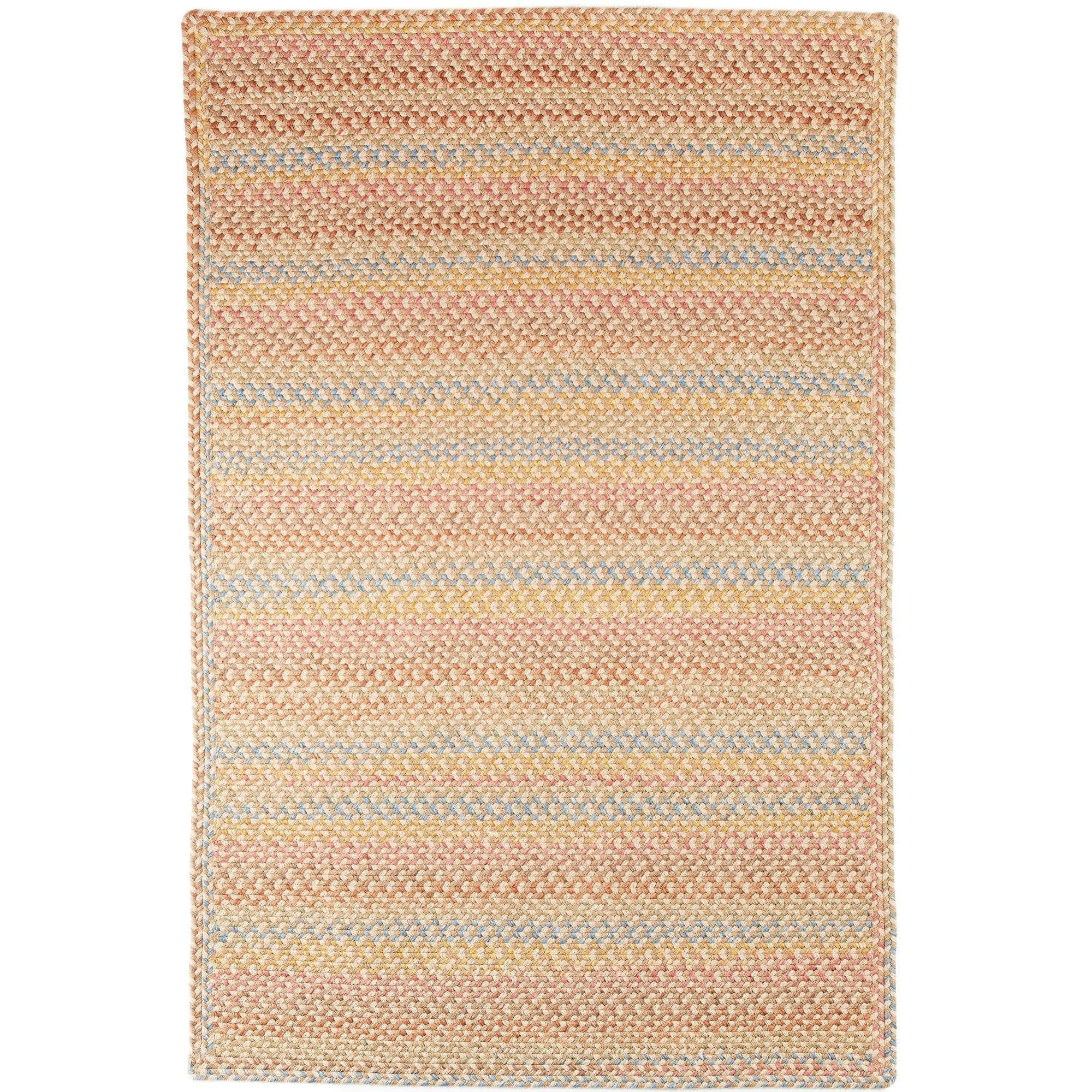 Sanford Rustic Braided Rug #color_khaki multi