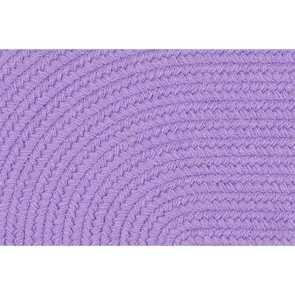 Lullaby Childrens Solid Braided Rug #color_violet