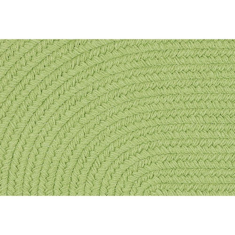 Lullaby Childrens Solid Braided Rug #color_lime green