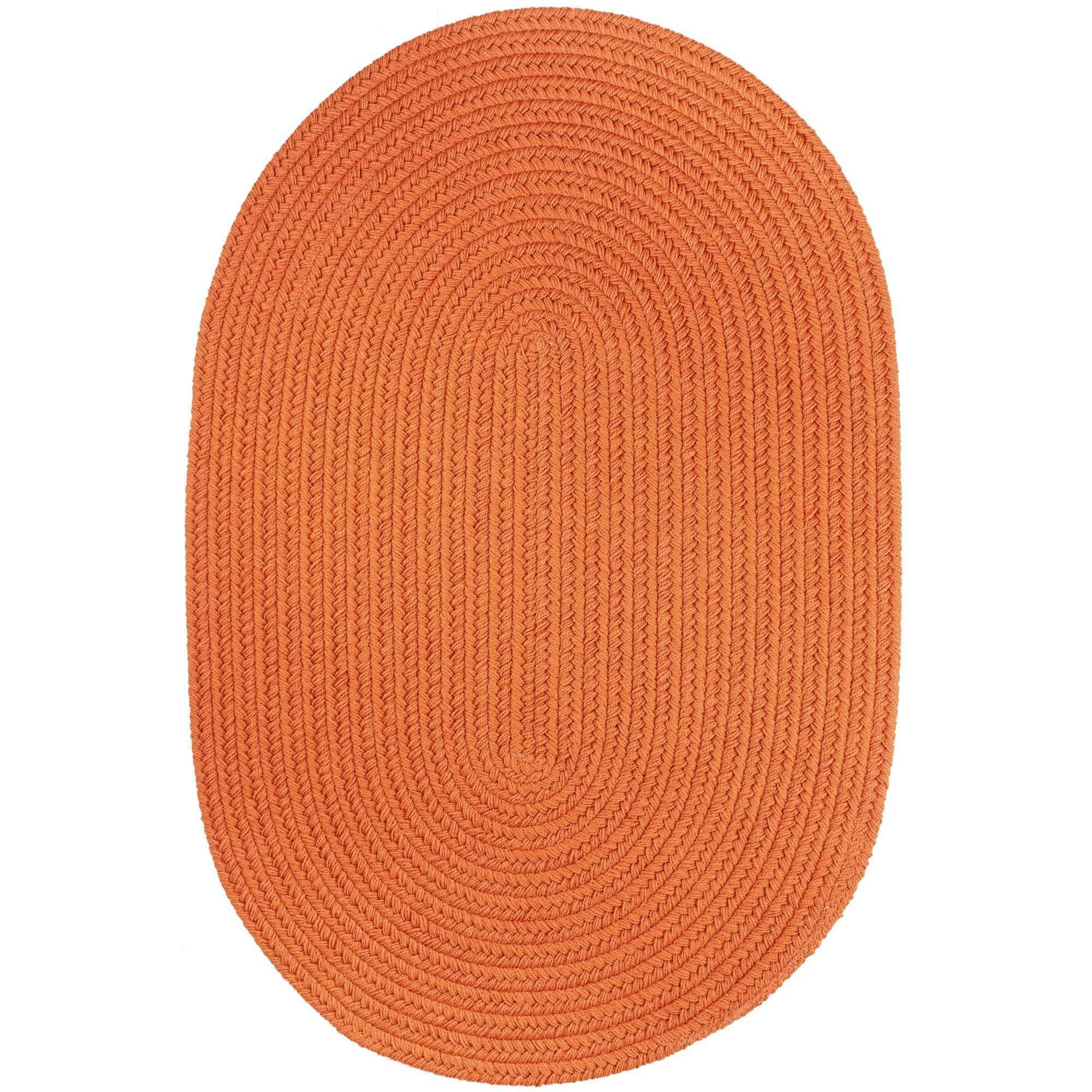 Maui Braided Ultra Durable Outdoor Rug #color_mango orange