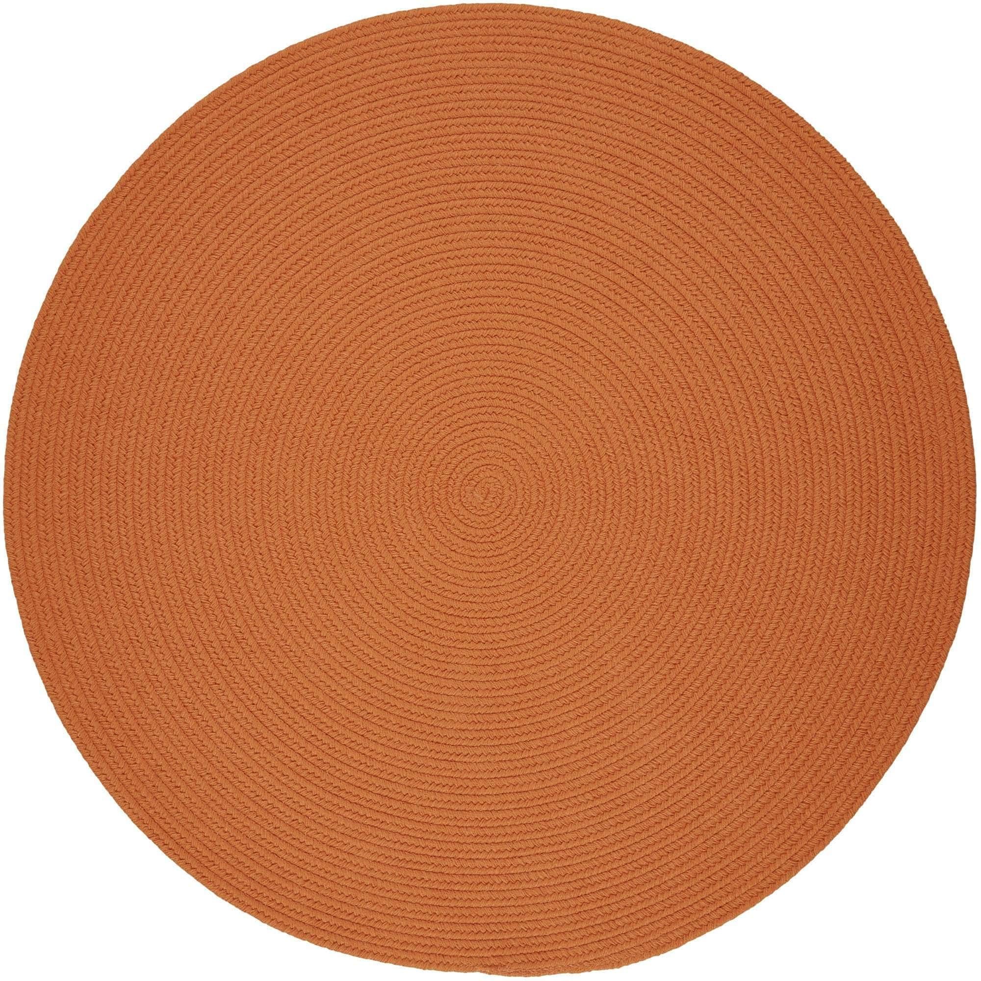 Maui Braided Ultra Durable Outdoor Rug #color_mango orange