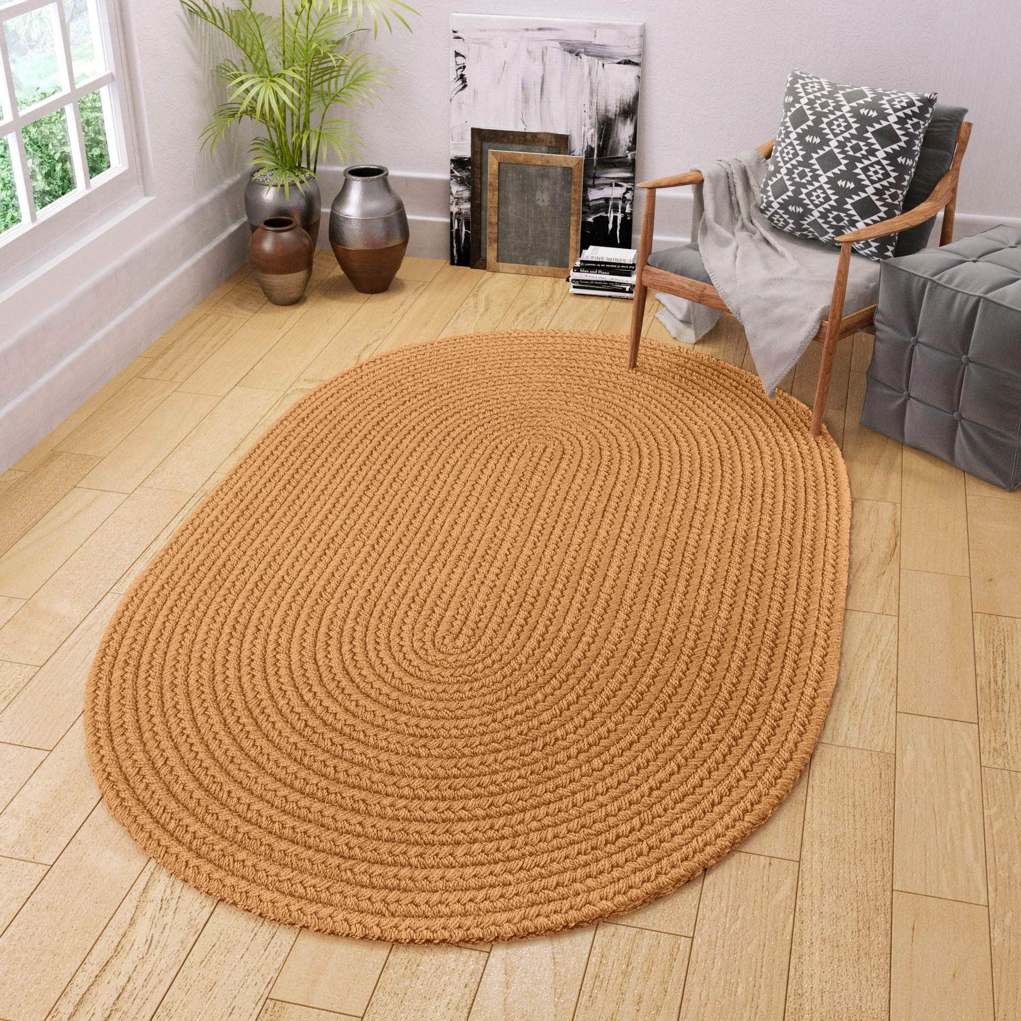 Maui Braided Ultra Durable Outdoor Rug #color_new gold