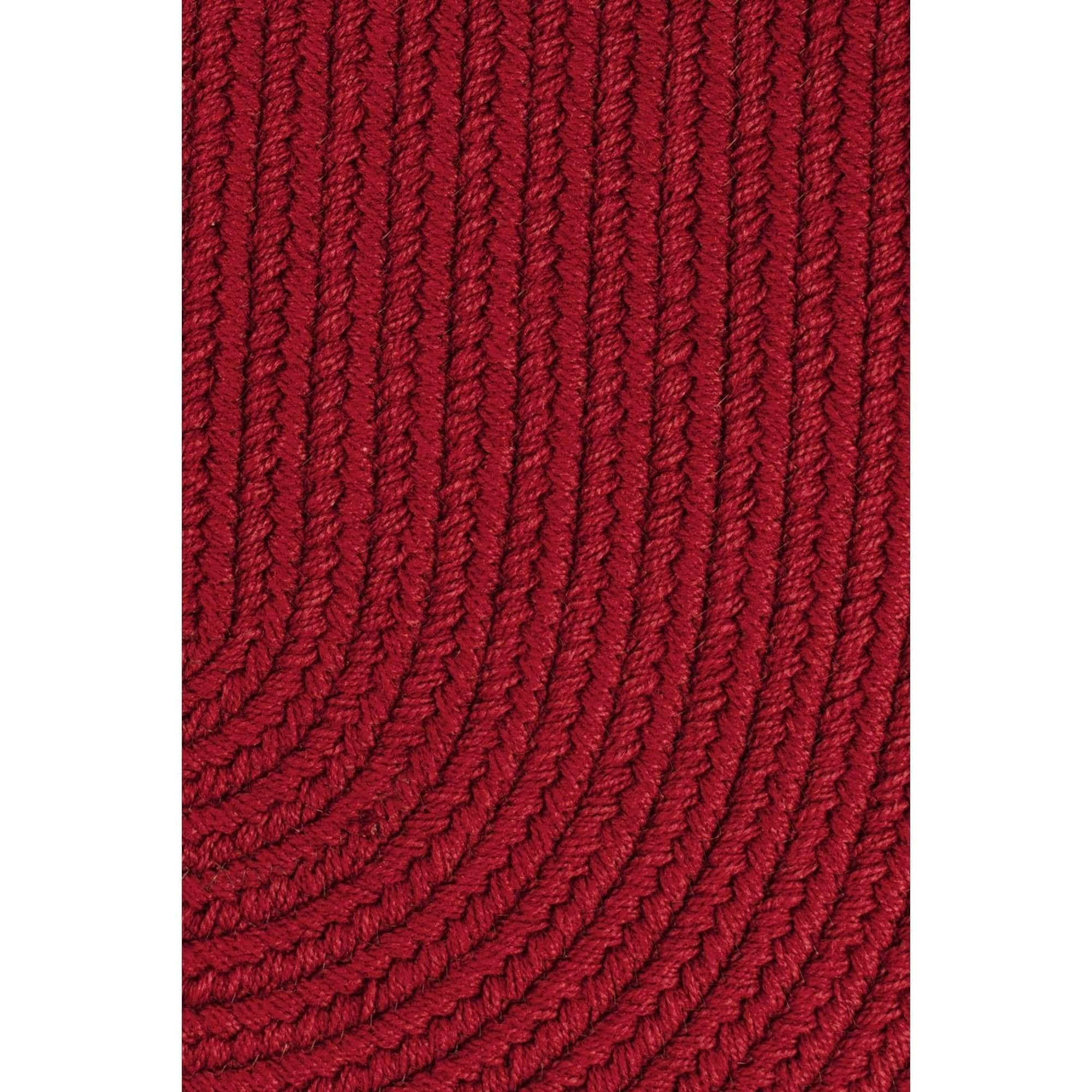 Maui Braided Ultra Durable Outdoor Rug #color_brilliant red