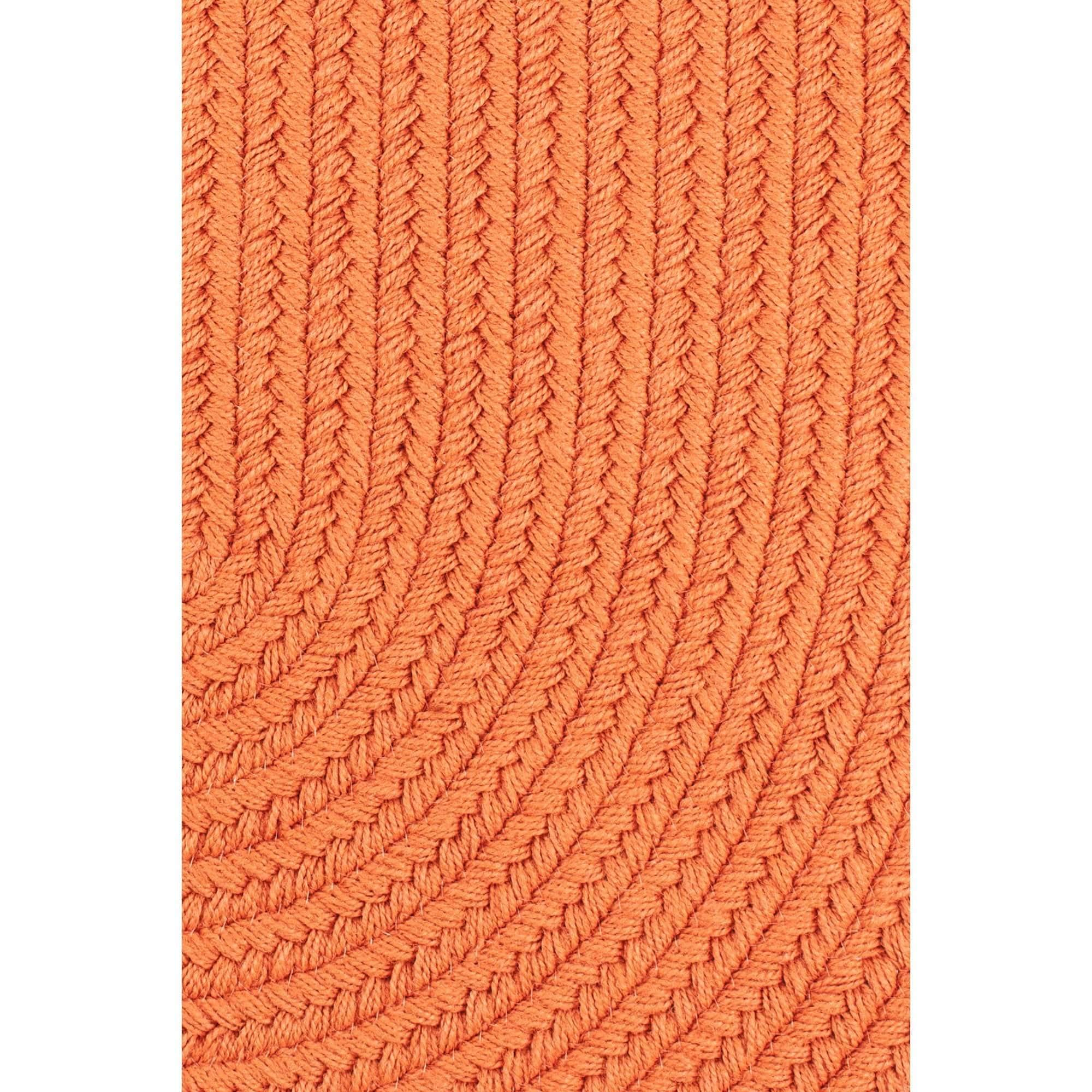 Maui Braided Ultra Durable Outdoor Rug #color_mango orange