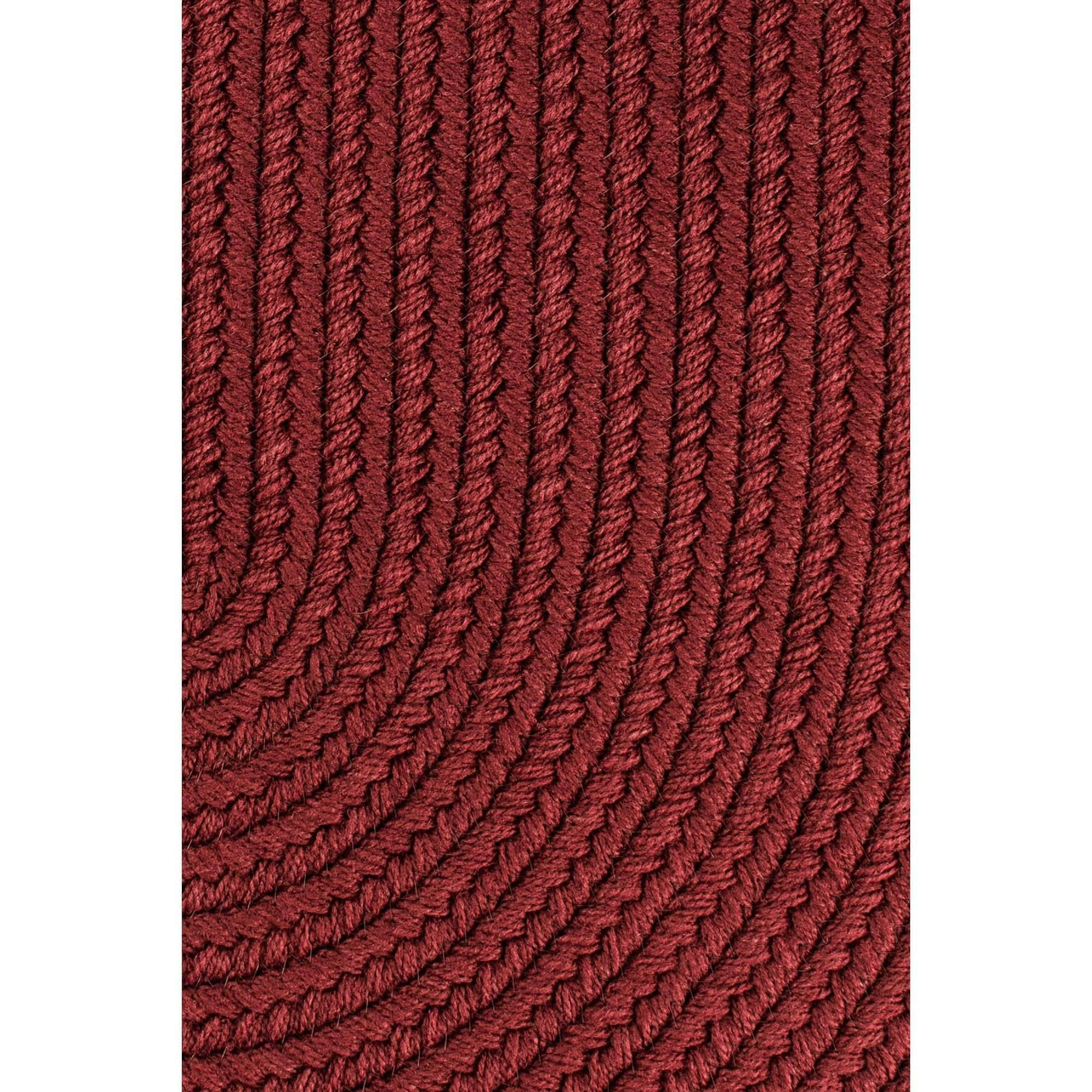 Maui Braided Ultra Durable Outdoor Rug #color_colonial red