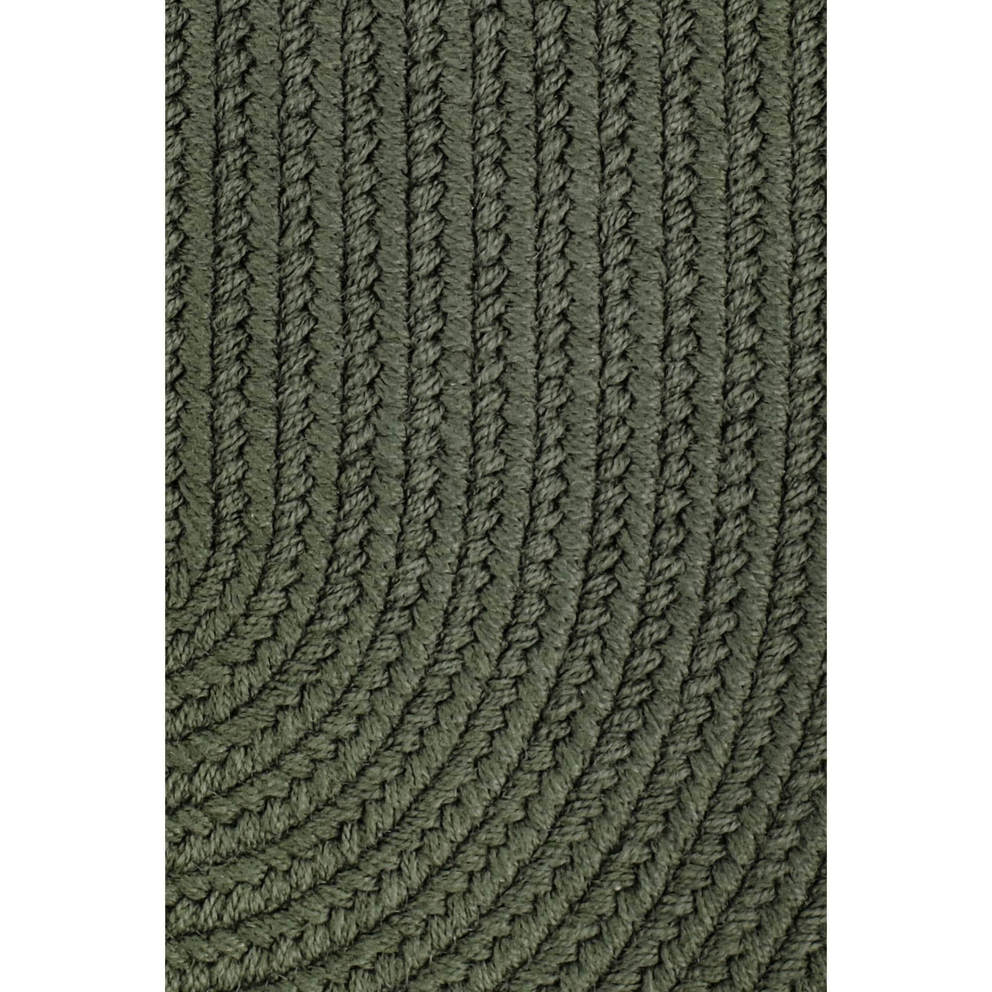 Maui Braided Ultra Durable Outdoor Rug #color_dark sage