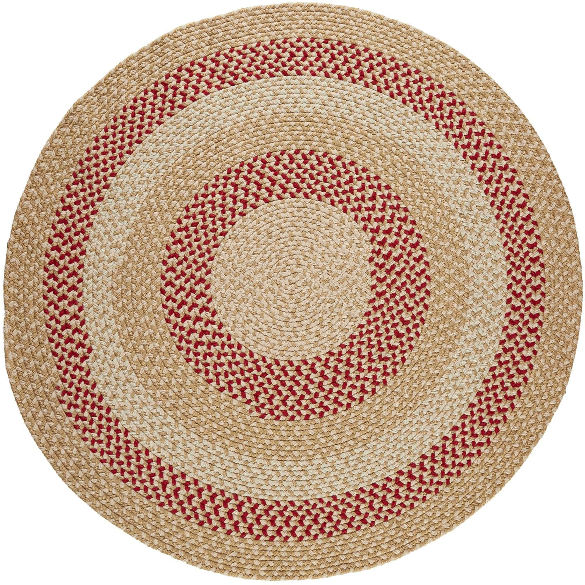 Homespun Kitchen Easy Clean Braided Rug #color_natural