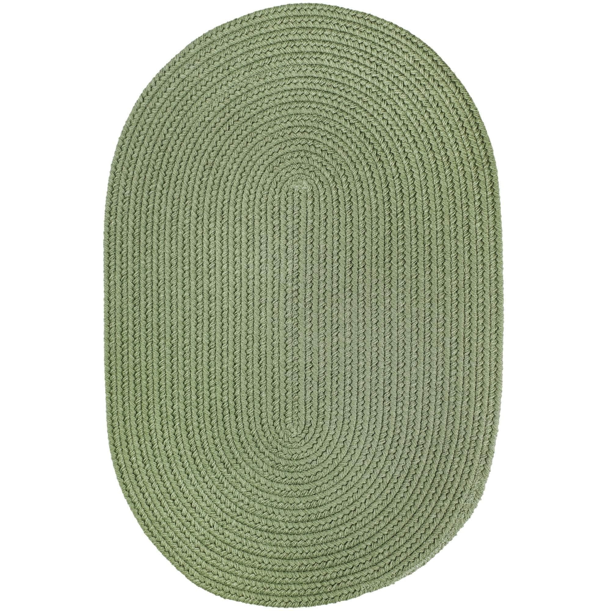 Maui Braided Ultra Durable Outdoor Rug #color_olive green