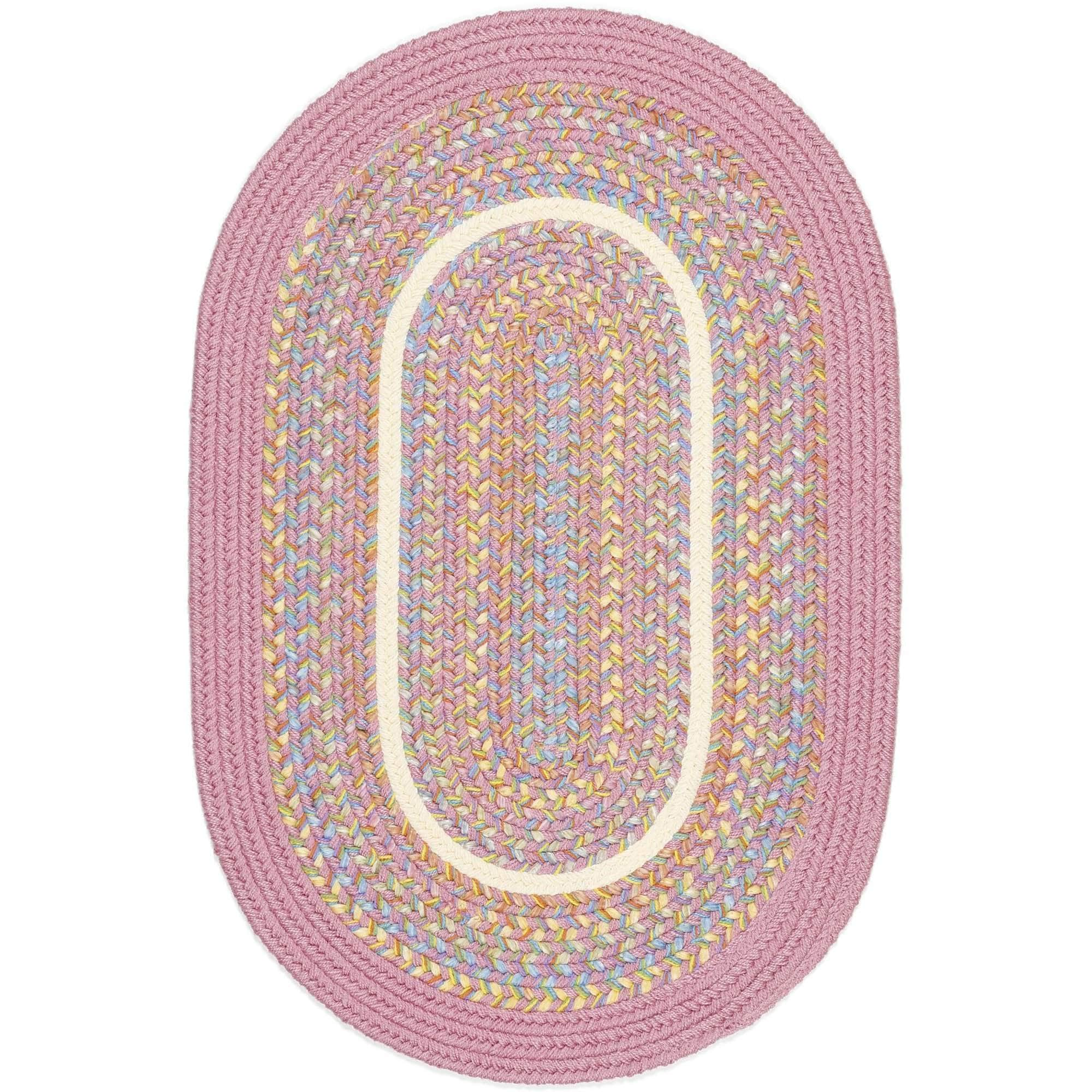 Juvi Playroom Braided Rug #color_pink