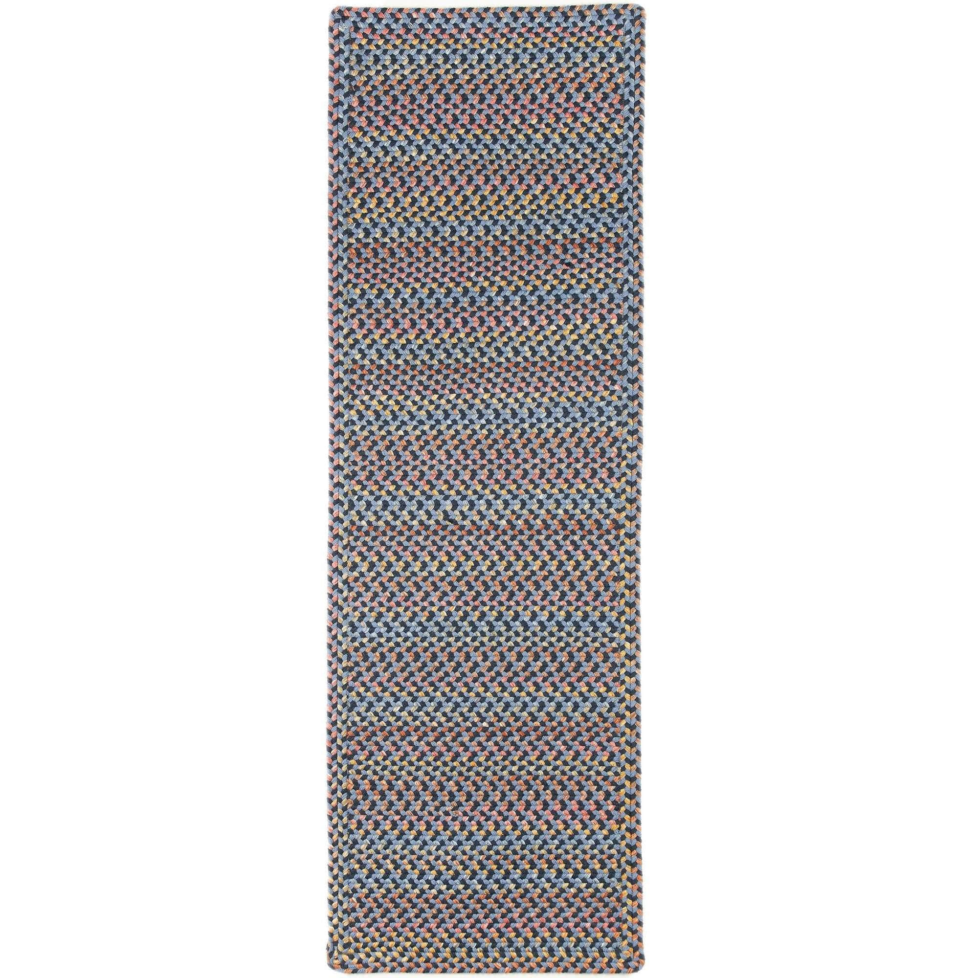 Sanford Rustic Braided Rug #color_indigo multi