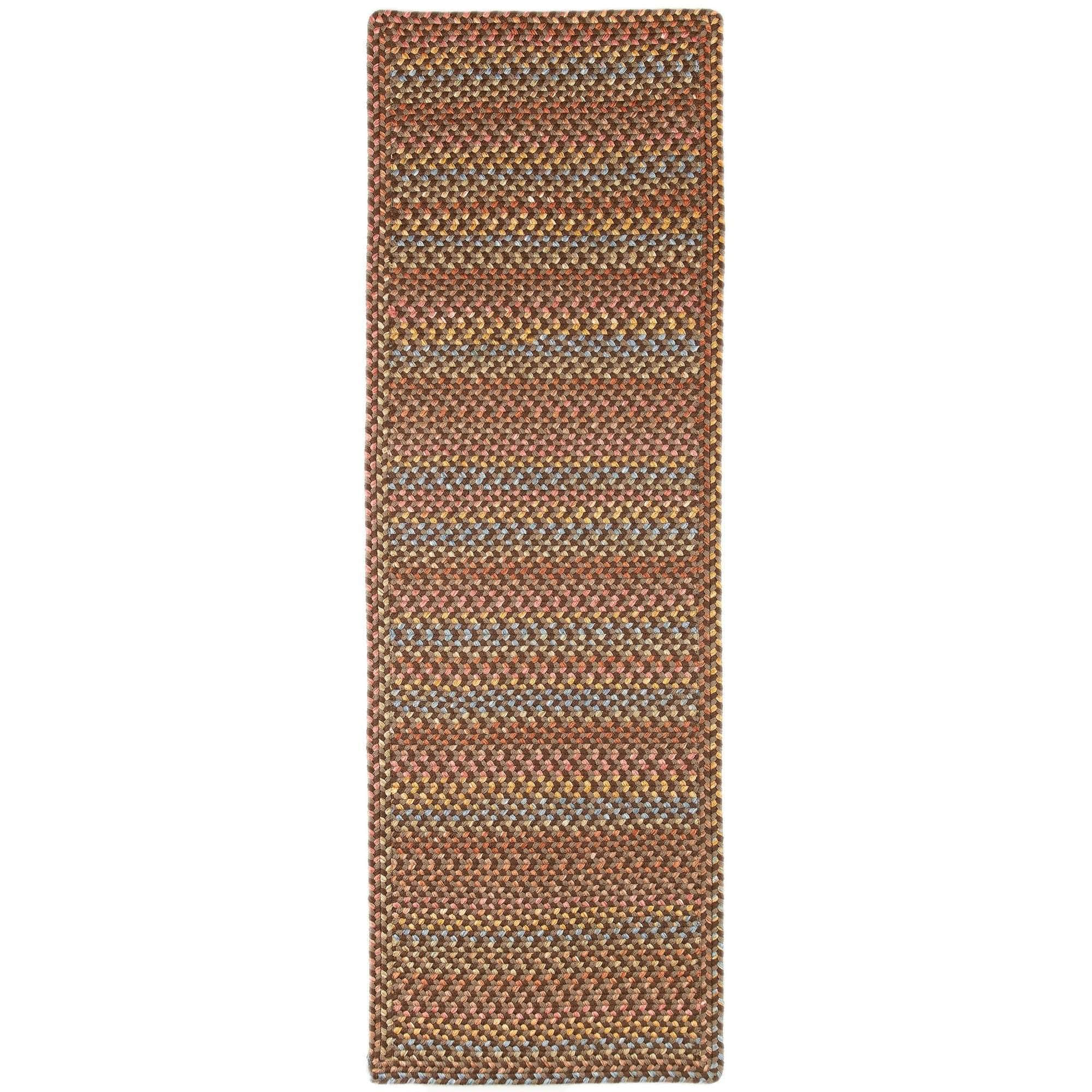 Sanford Rustic Braided Rug #color_hickory multi