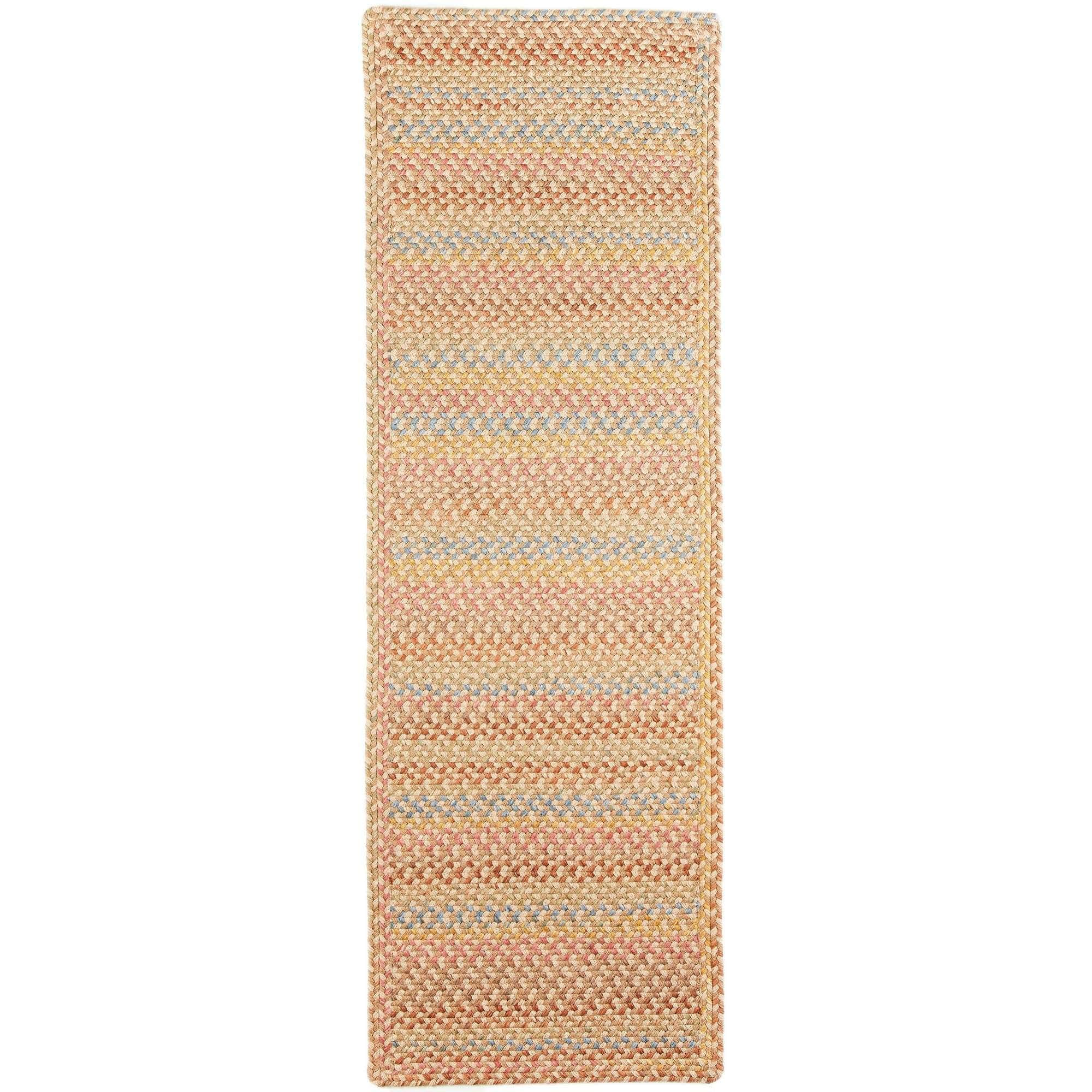 Sanford Rustic Braided Rug #color_khaki multi