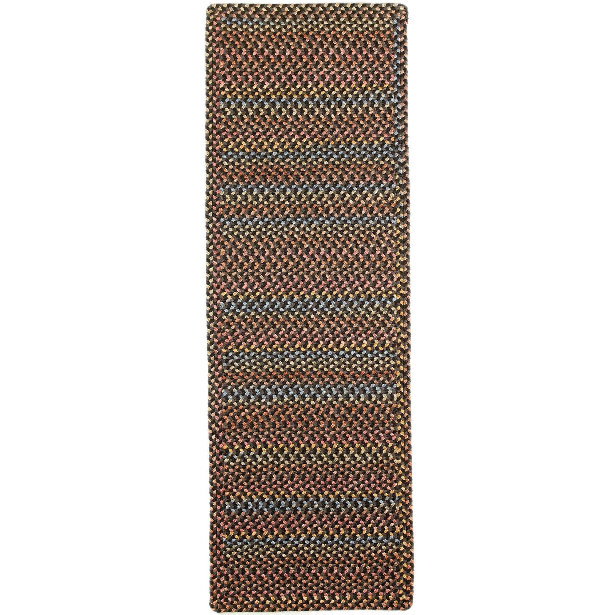 Sanford Rustic Braided Rug #color_onyx multi