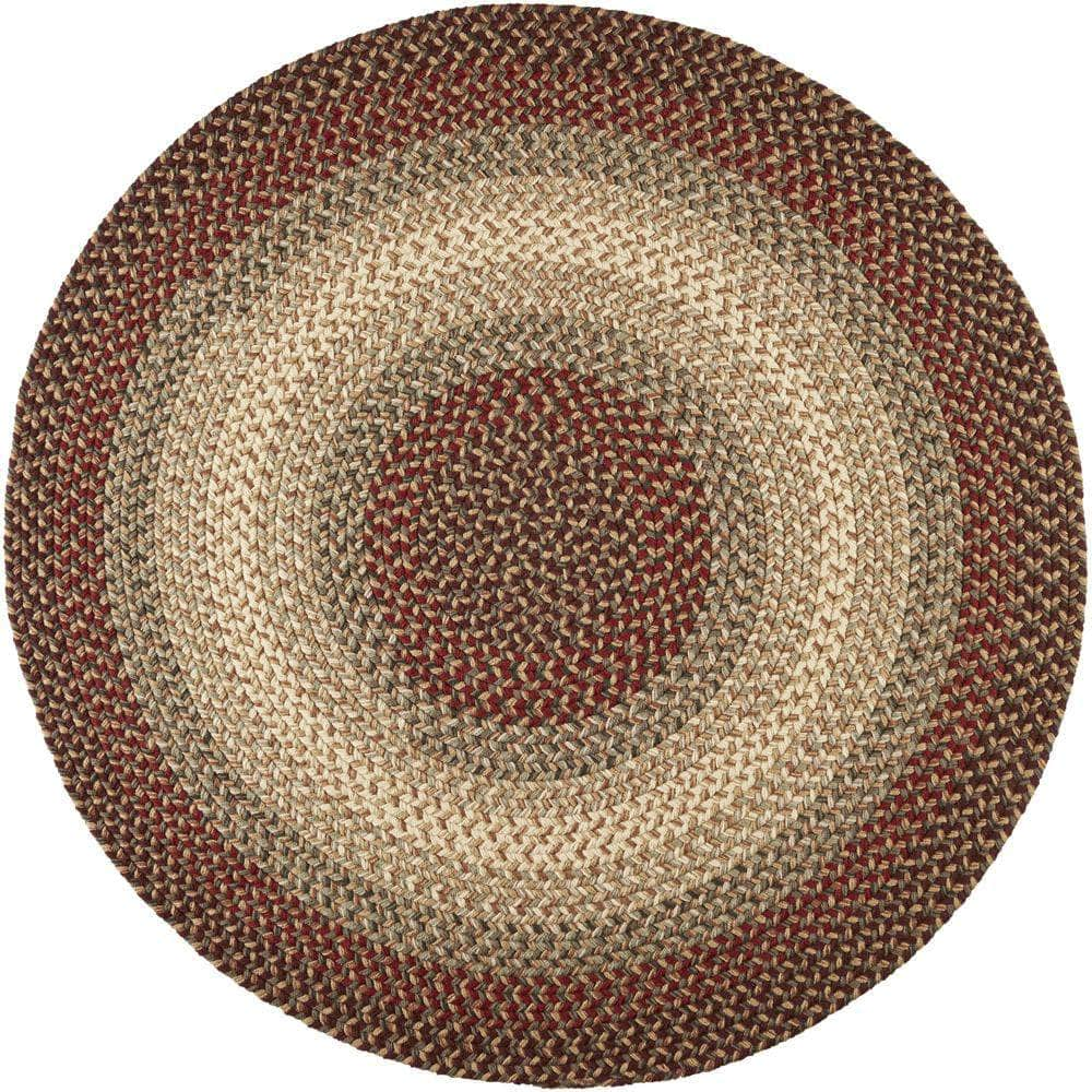 Hartford Braided Rug for Indoor / Outdoor Use #color_spanish red