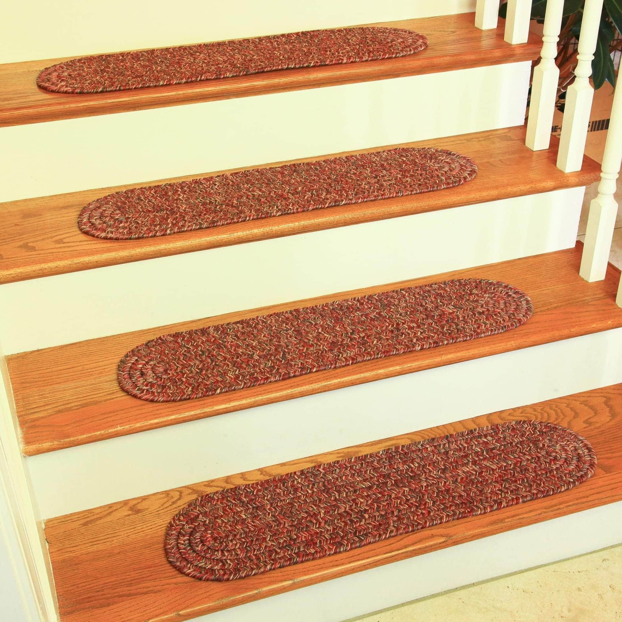 Sandi Tweed Stair Treads #color_sangria