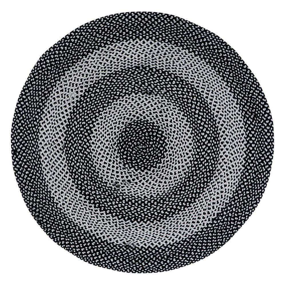 Bradford Braided Indoor / Outdoor Rug #color_black