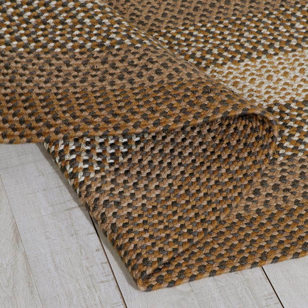 Bradford Braided Indoor / Outdoor Rug #color_brown/charcoal