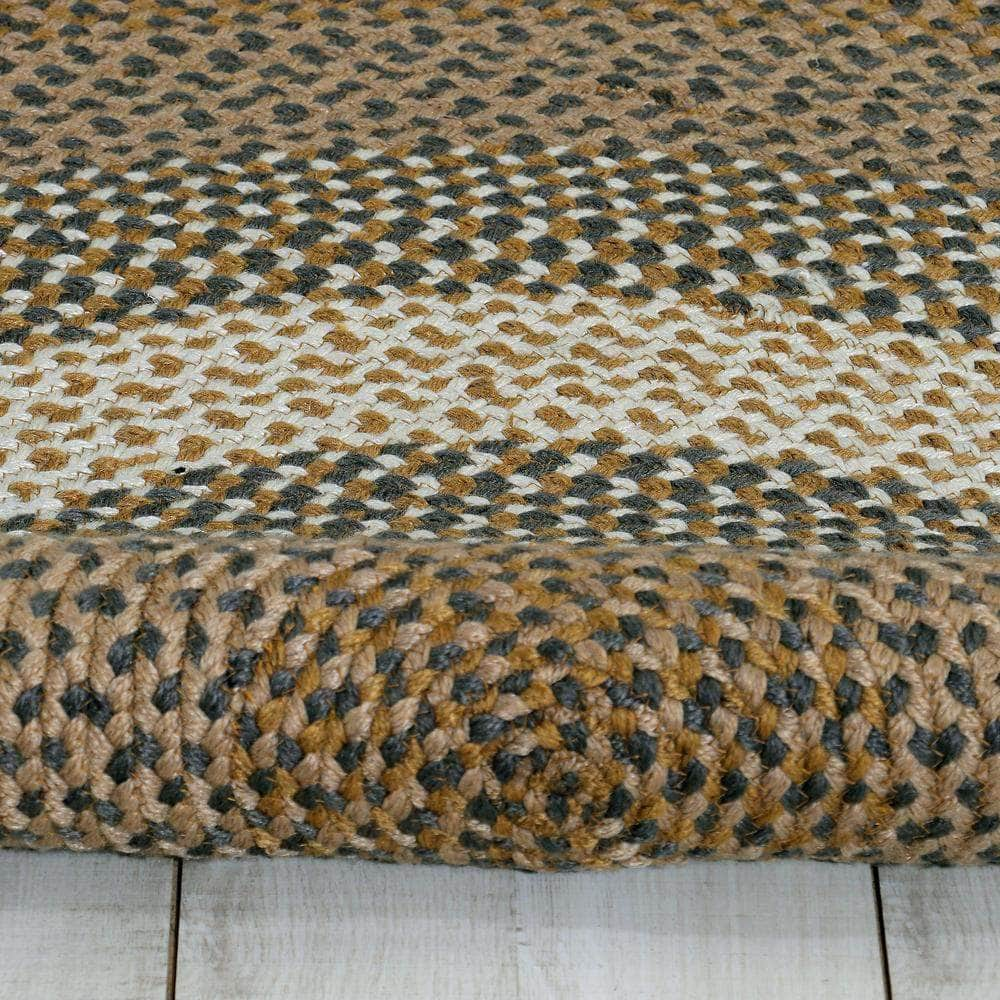 Bradford Braided Indoor / Outdoor Rug #color_brown/charcoal