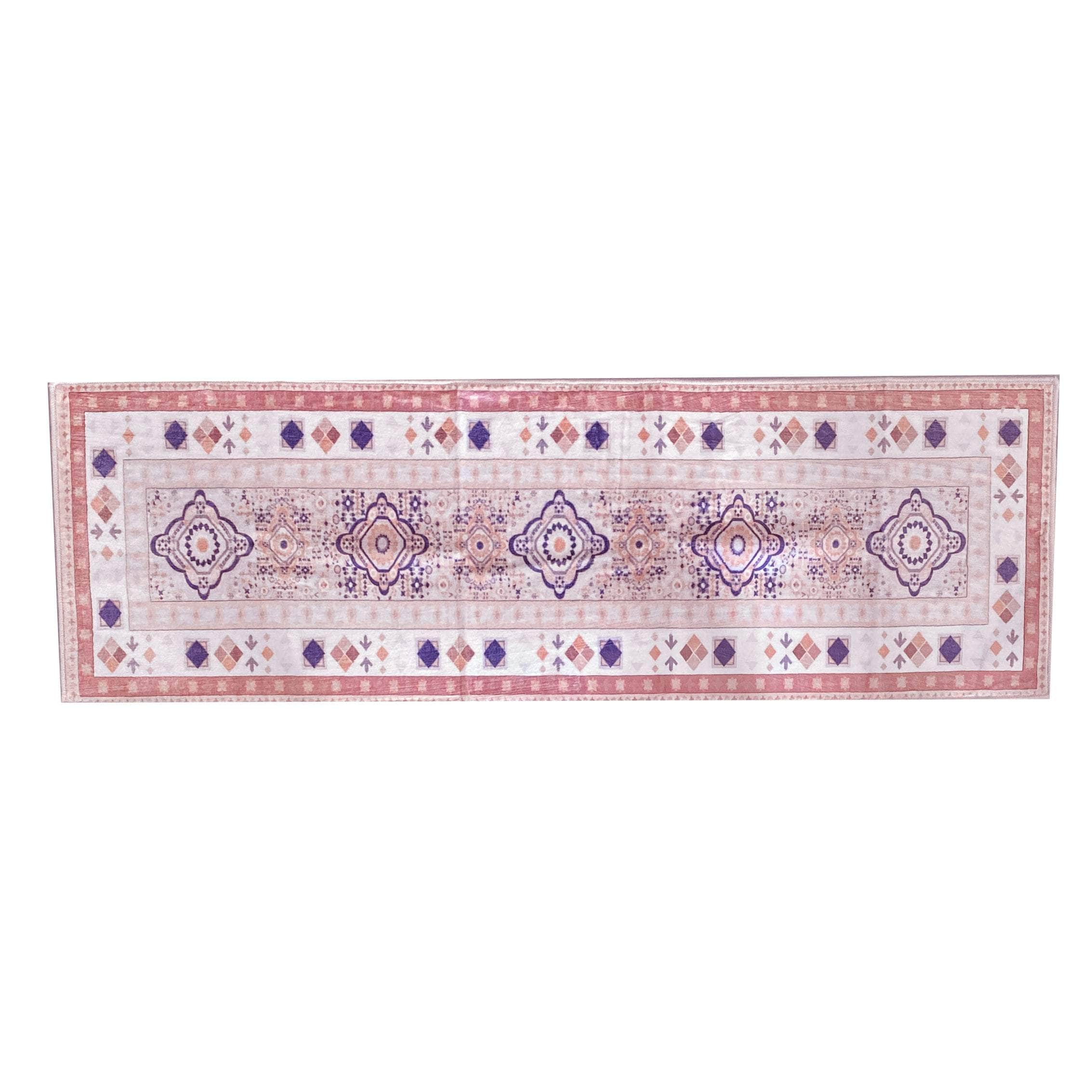 Veronica Machine Washable Traditional rug #color_pink