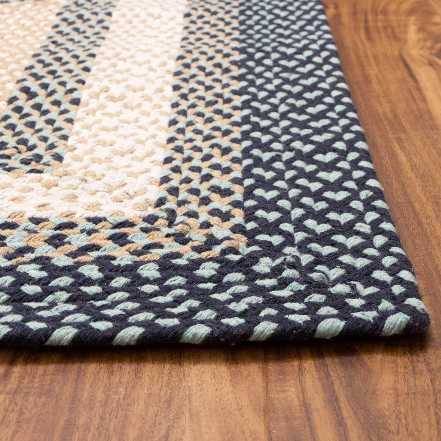 Waterbury WAT01 Blue & Cream Rug #color_blue & cream