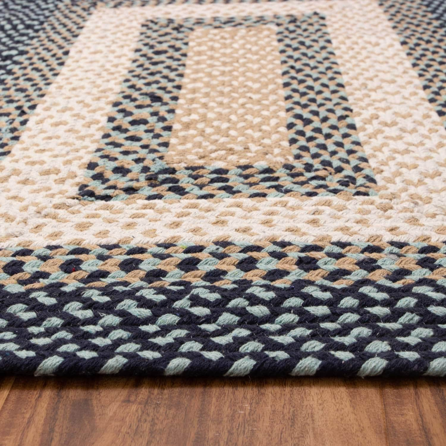 Waterbury WAT01 Blue & Cream Rug #color_blue & cream