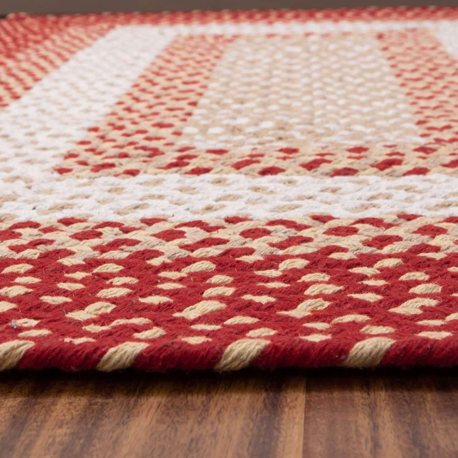 Waterbury WAT01 Red & Cream Rug #color_red & cream